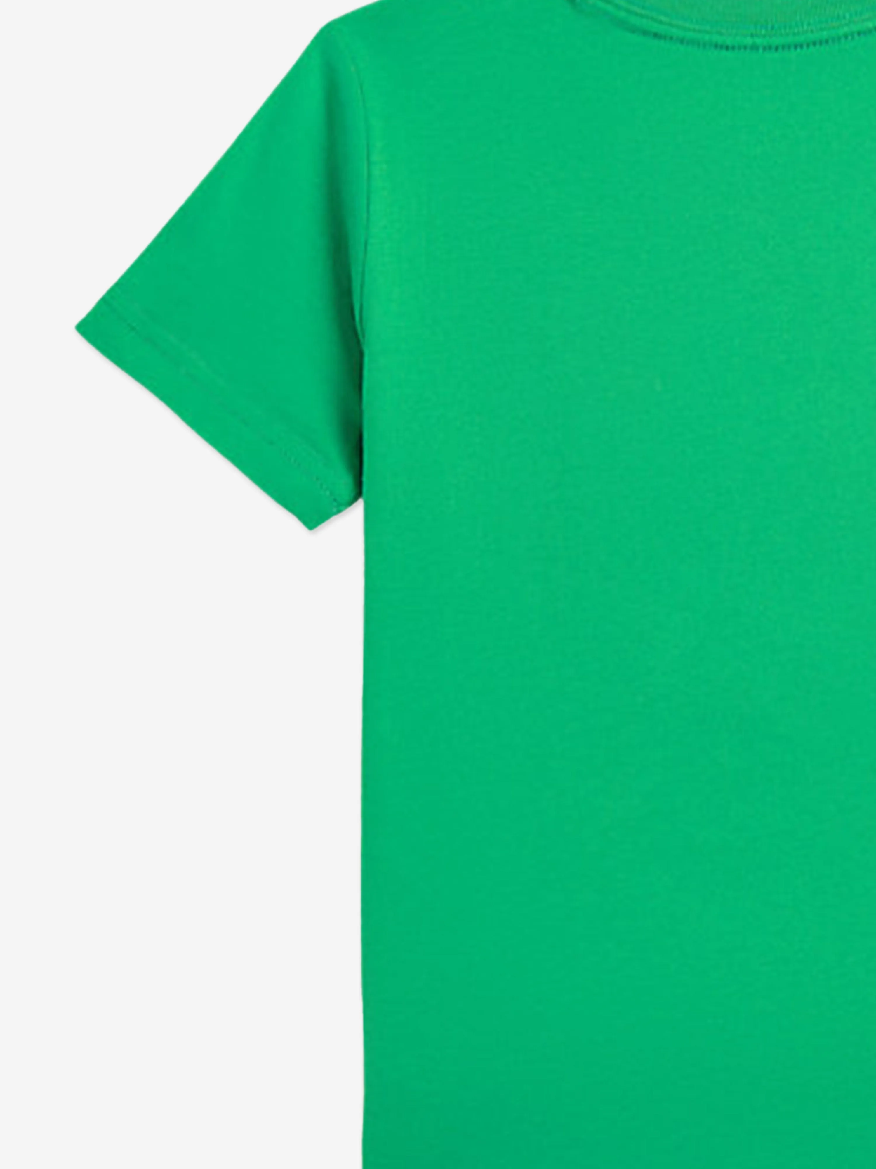 Boys Polo Bear T-Shirt in Green