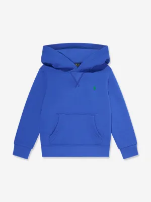 Boys Polo Hoodie in Blue