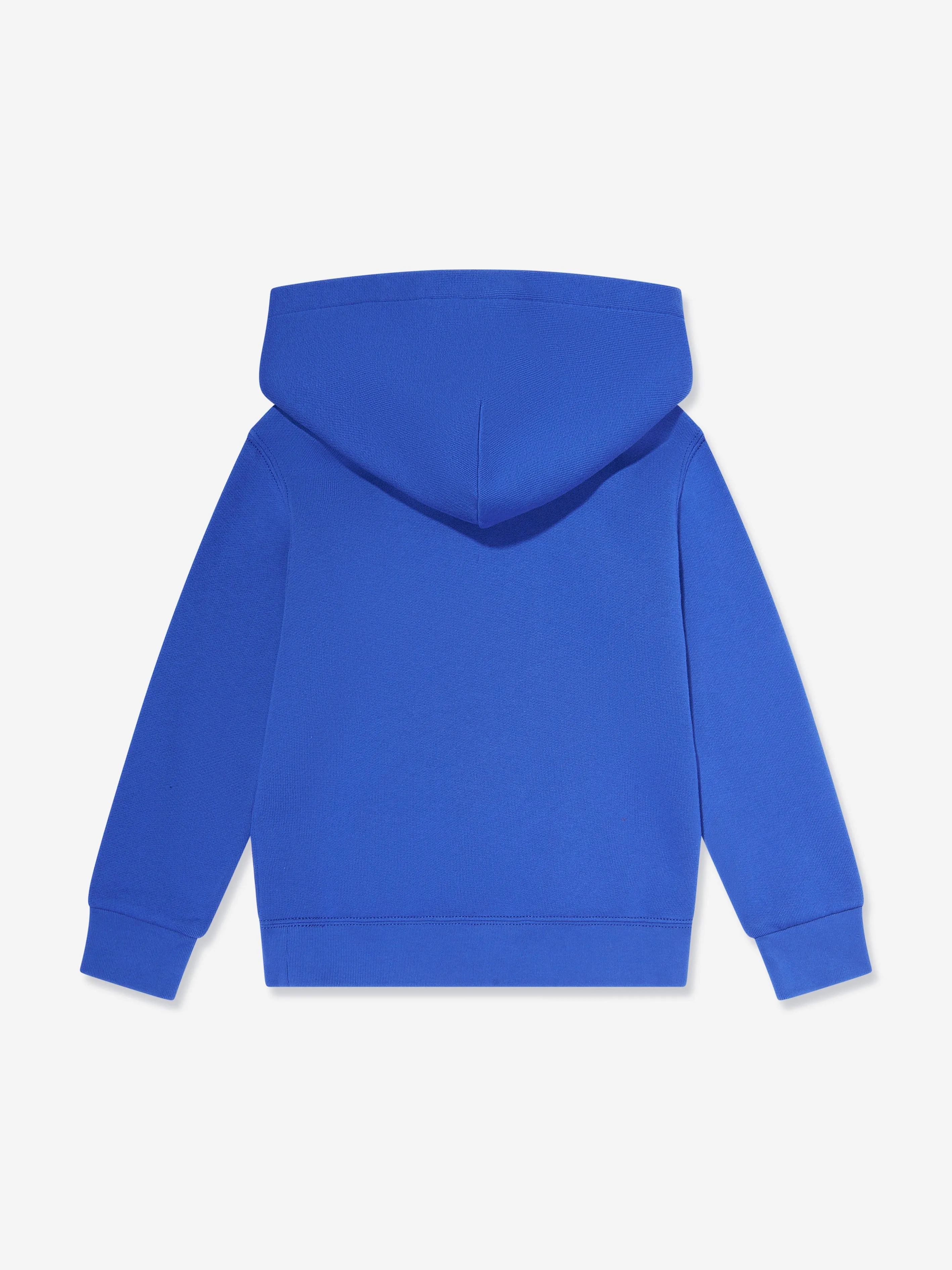Boys Polo Hoodie in Blue