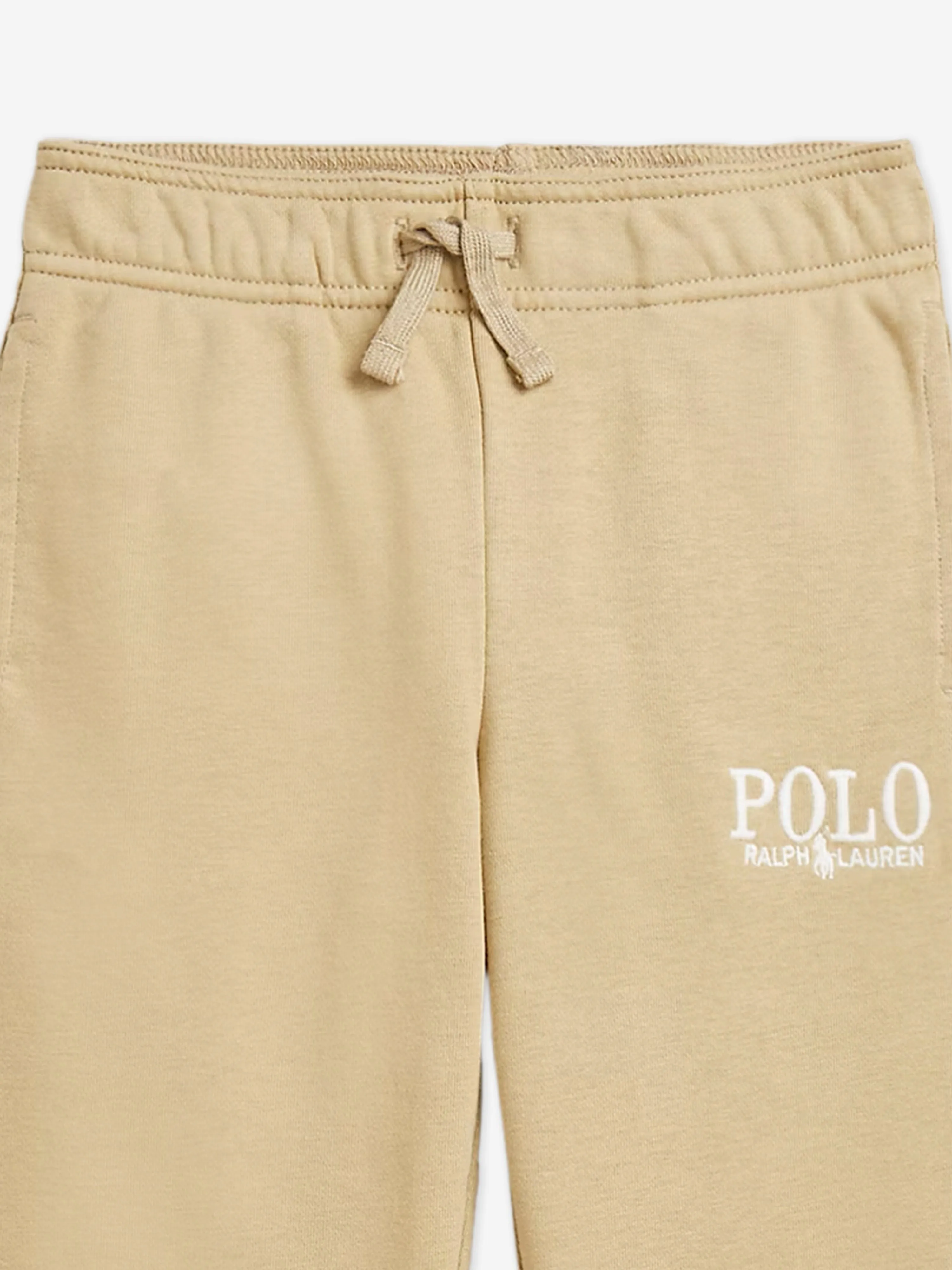 Boys Polo Joggers in Beige