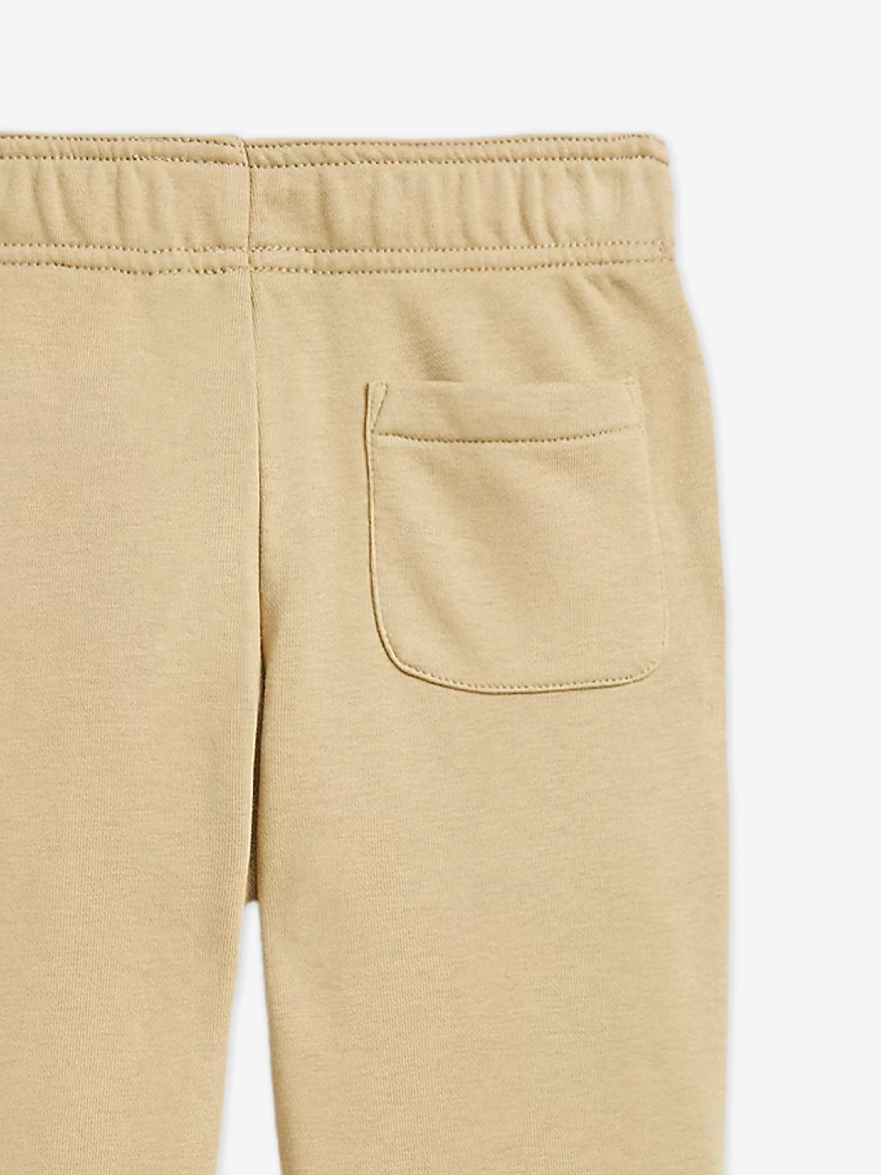 Boys Polo Joggers in Beige