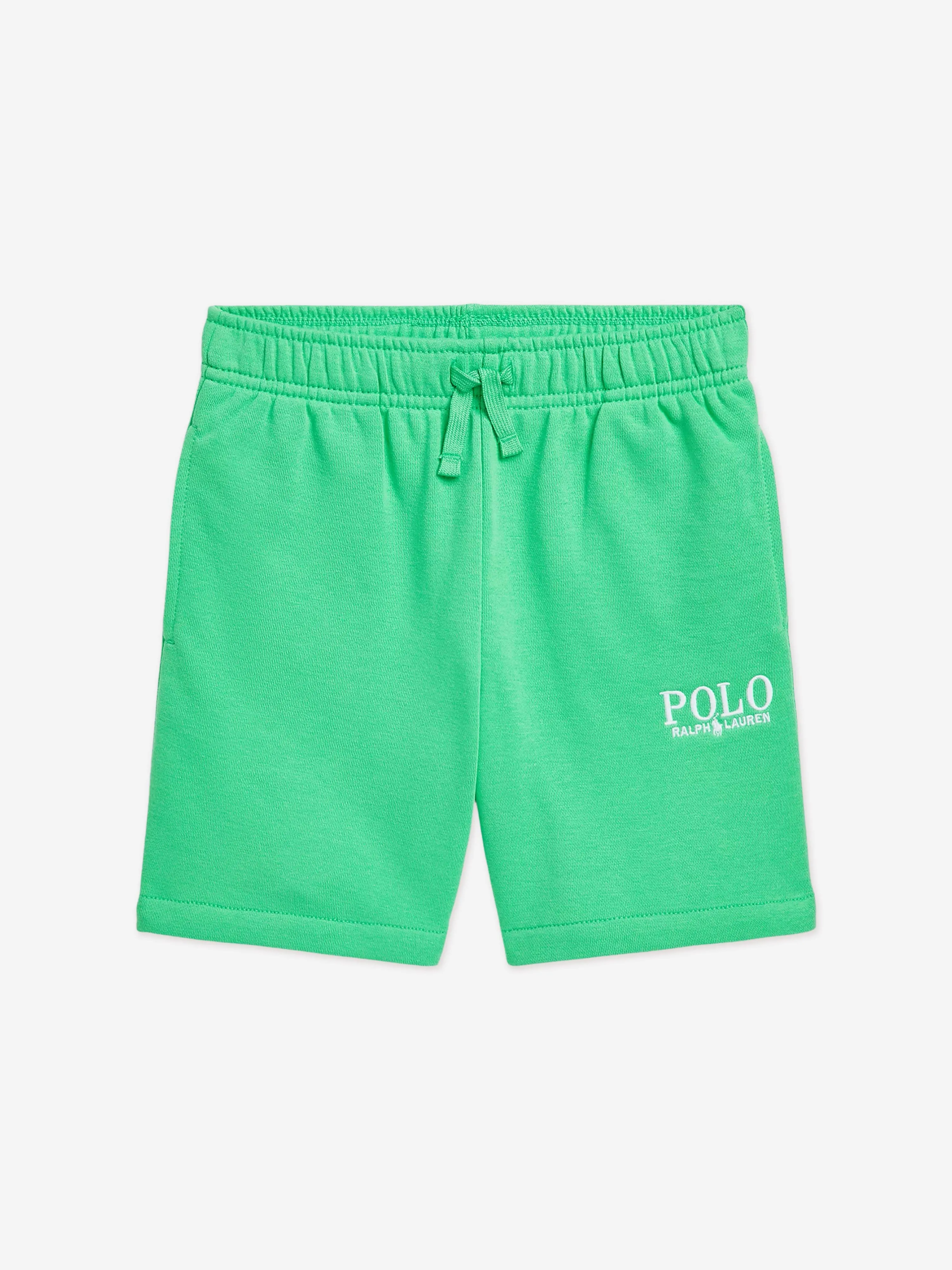 Boys Polo Shorts in Green