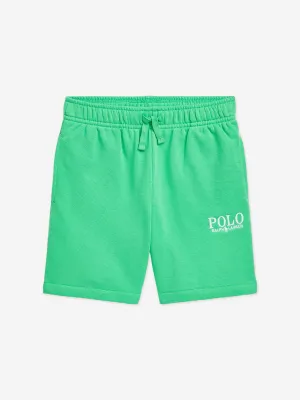 Boys Polo Shorts in Green