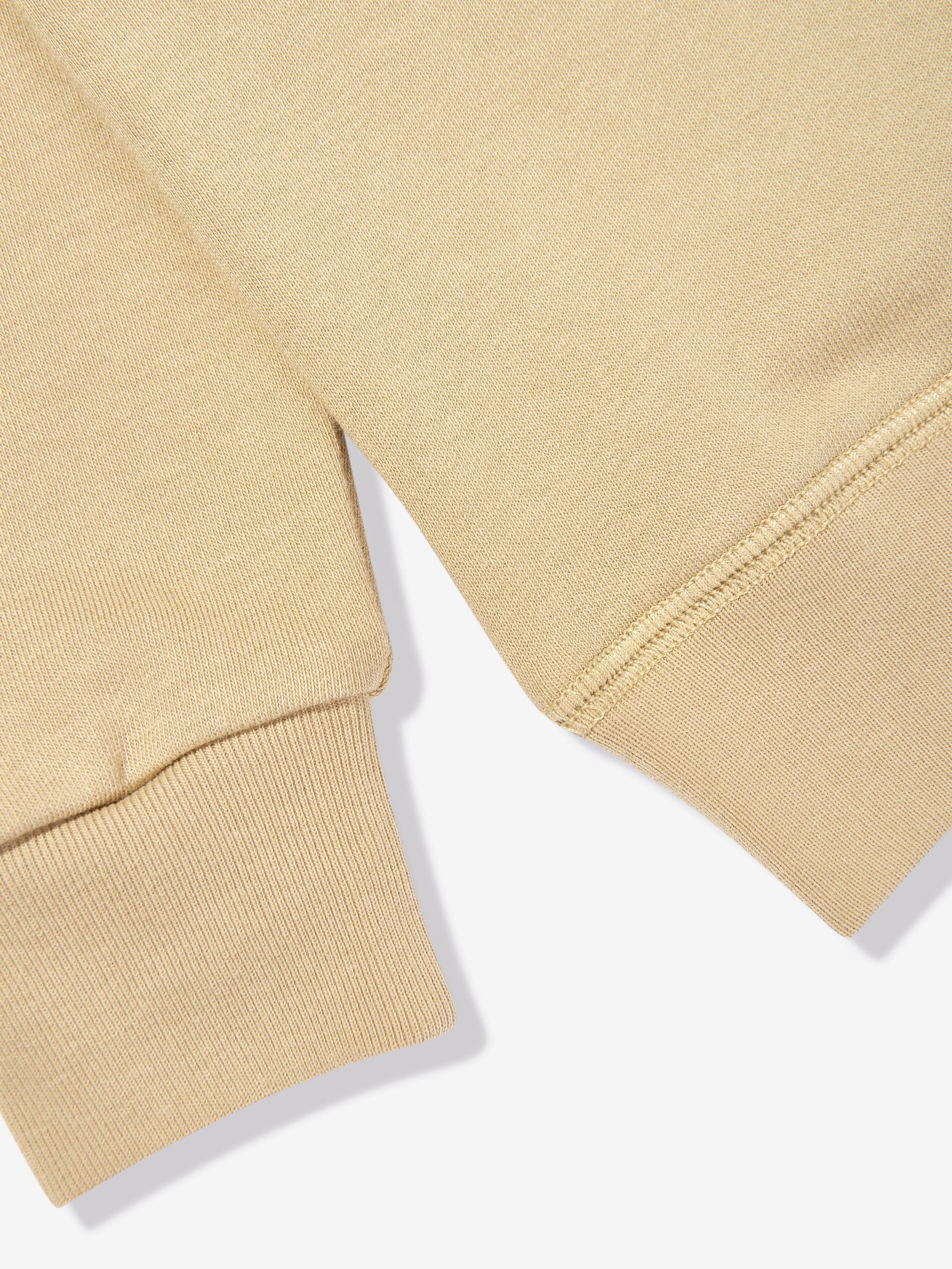 Boys Polo Sweatshirt in Beige