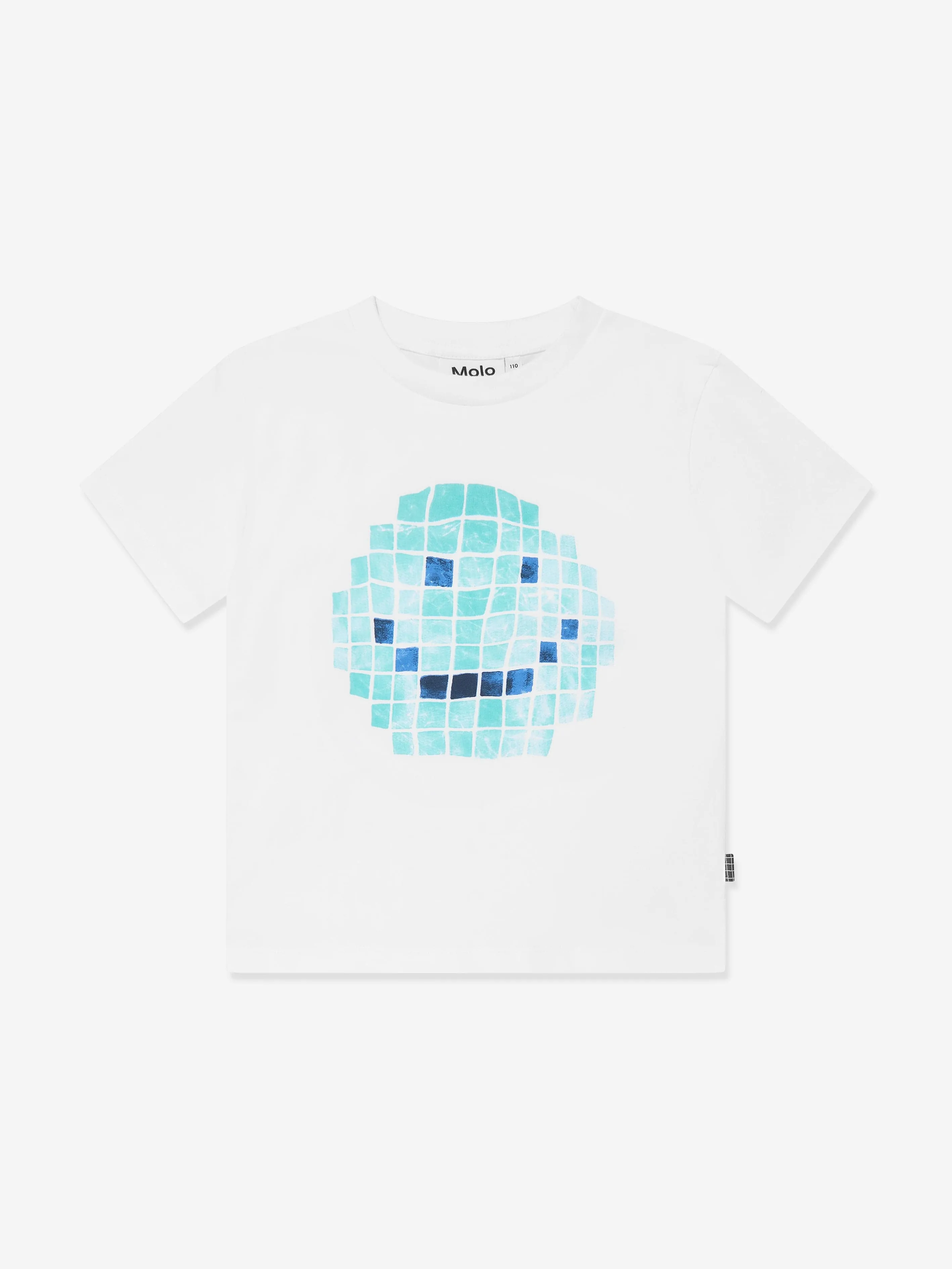 Boys Rame Tile Happy T-Shirt in White