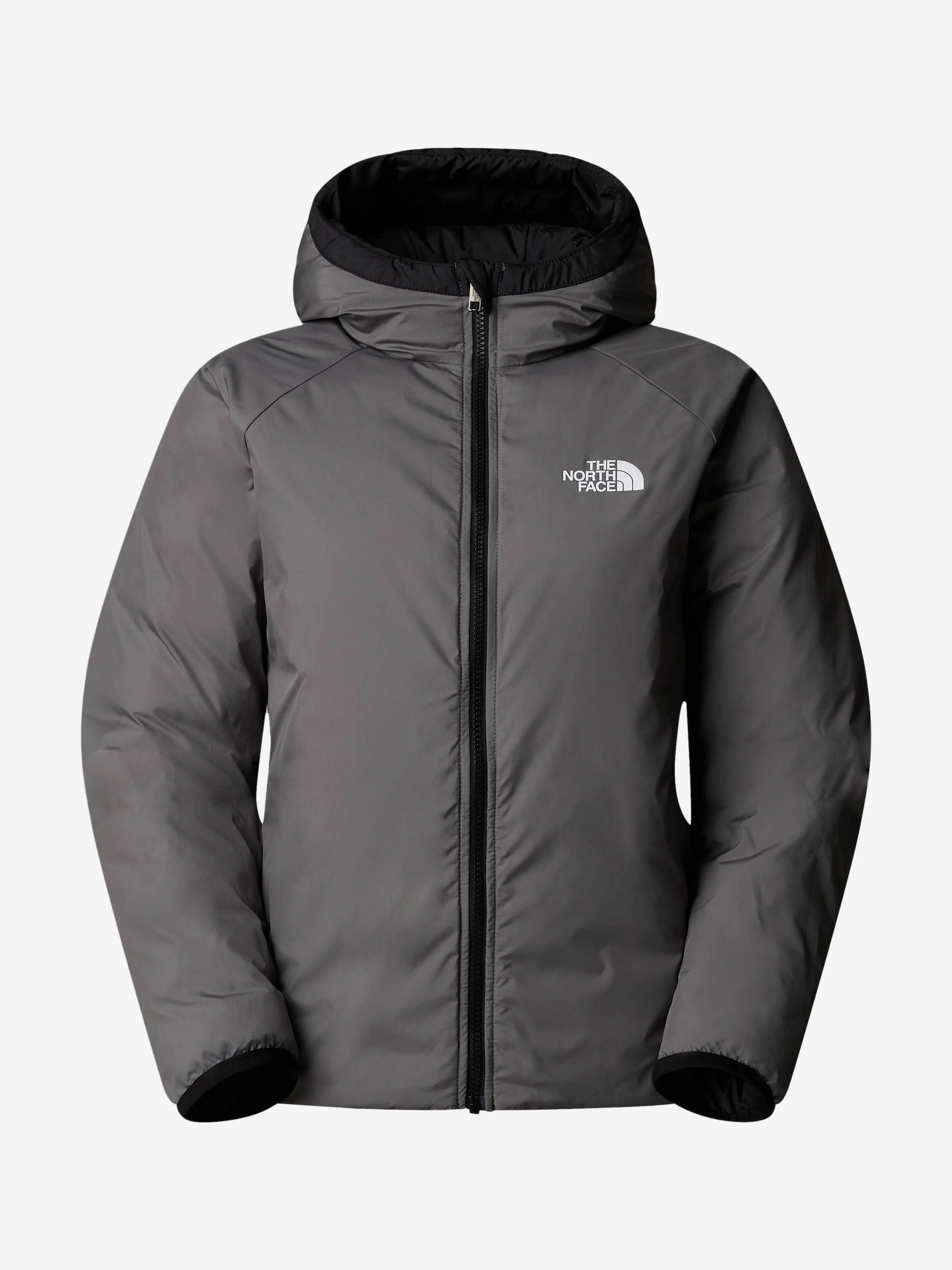 Boys Reversible Perrito Hooded Jacket in Black