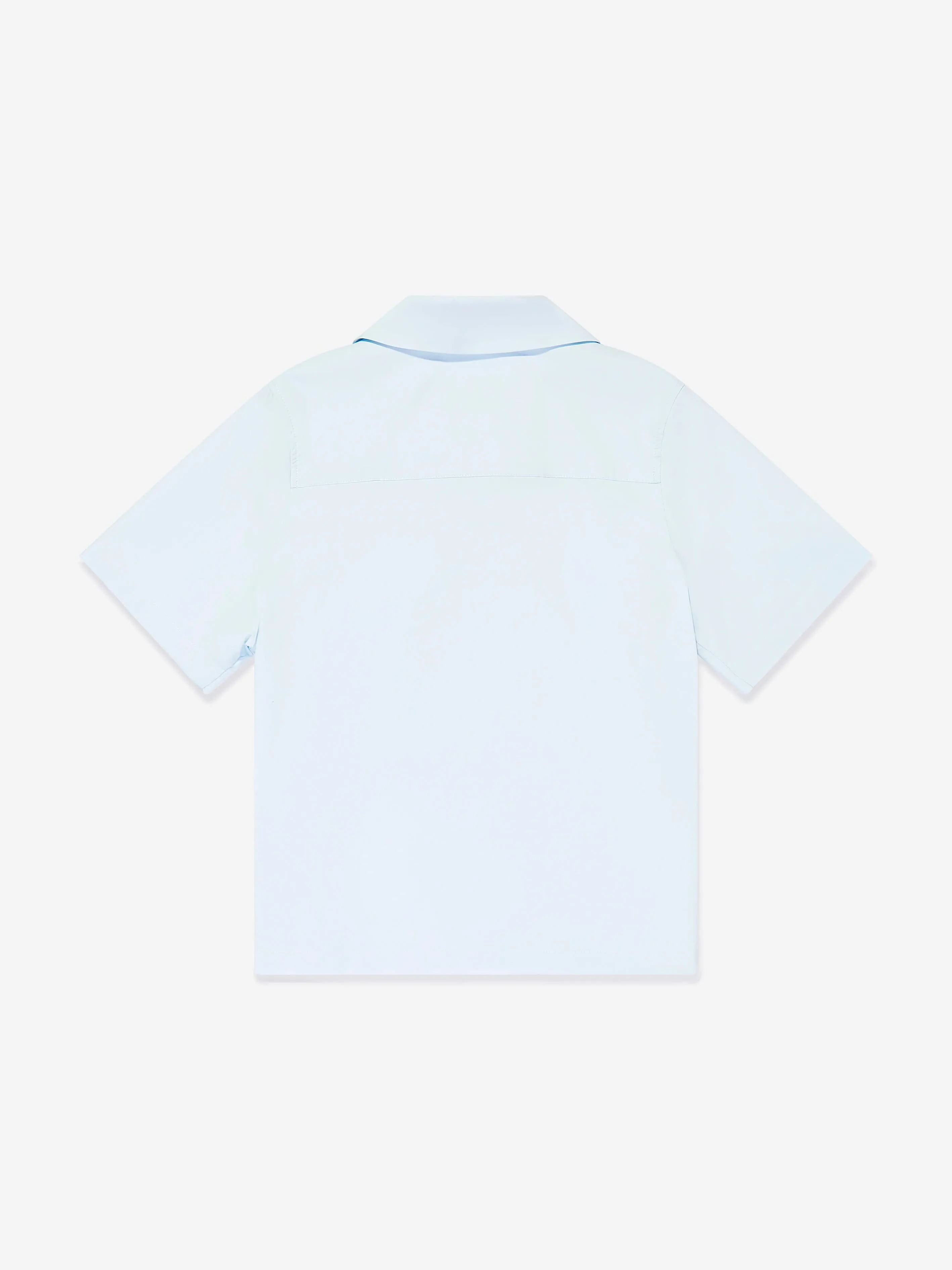 Boys Short Sleeve Logo Shirt in Blue