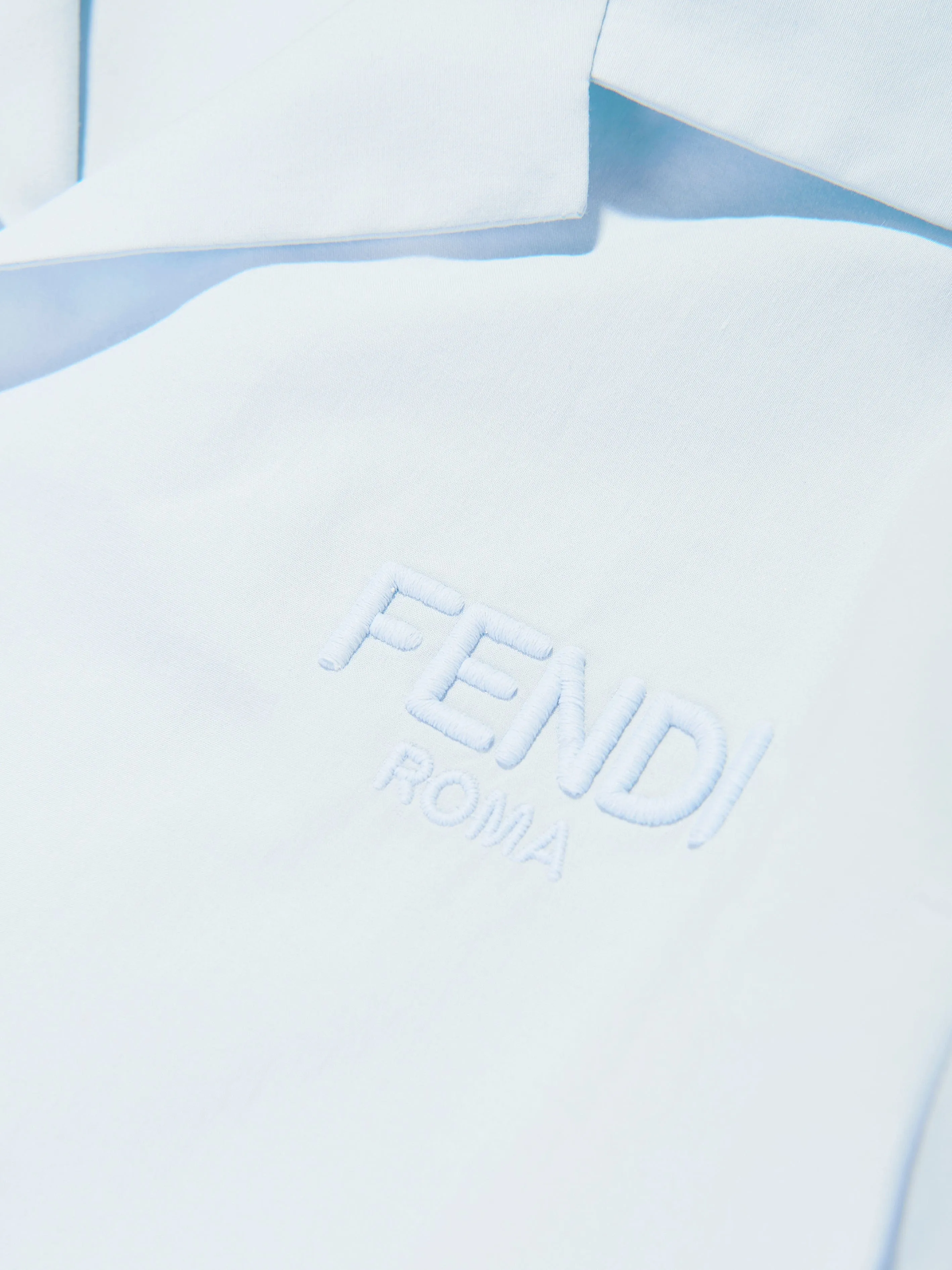 Boys Short Sleeve Logo Shirt in Blue