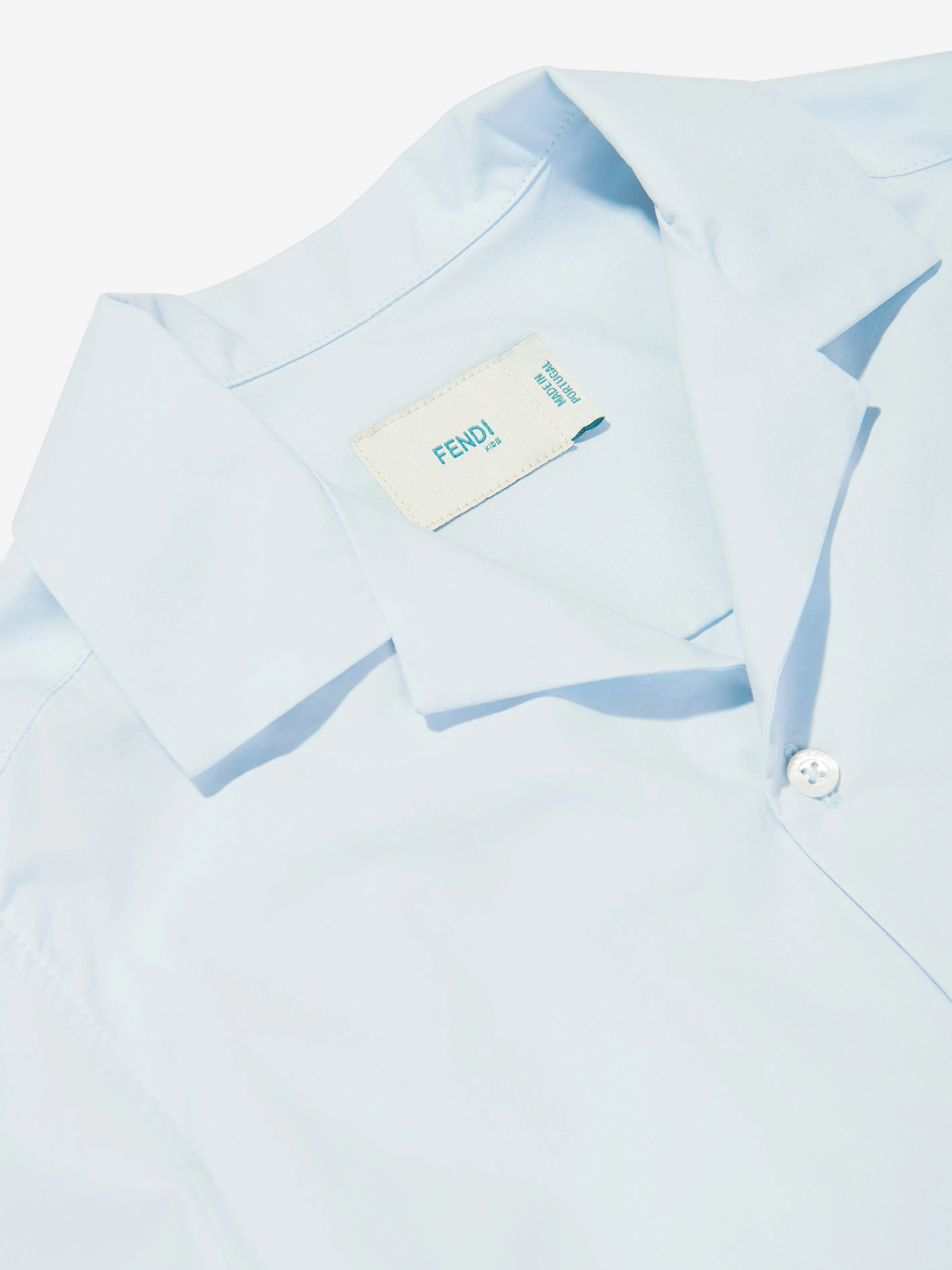 Boys Short Sleeve Logo Shirt in Blue