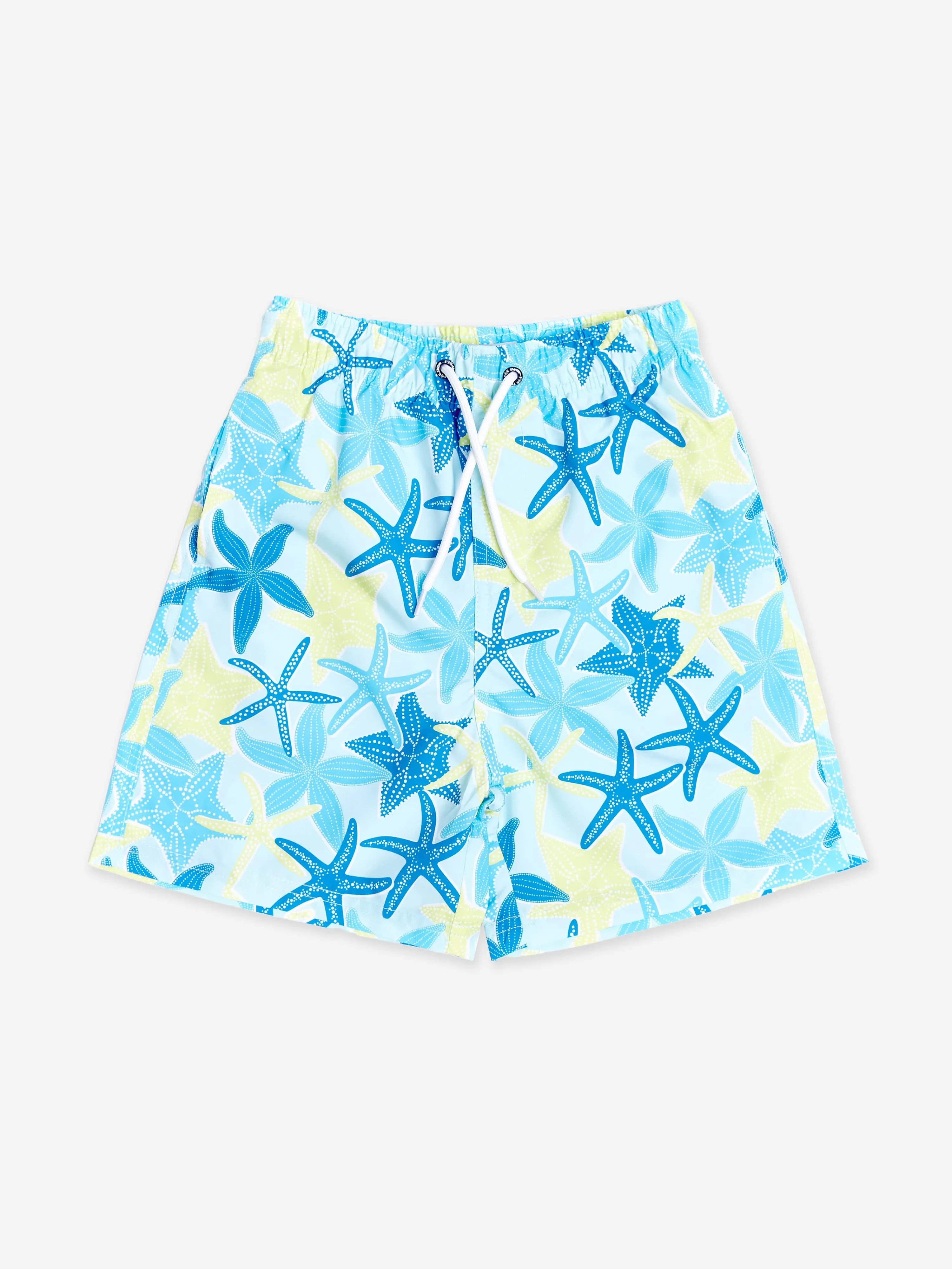 Boys Starfish Beach Shorts in Blue (UPF50 )