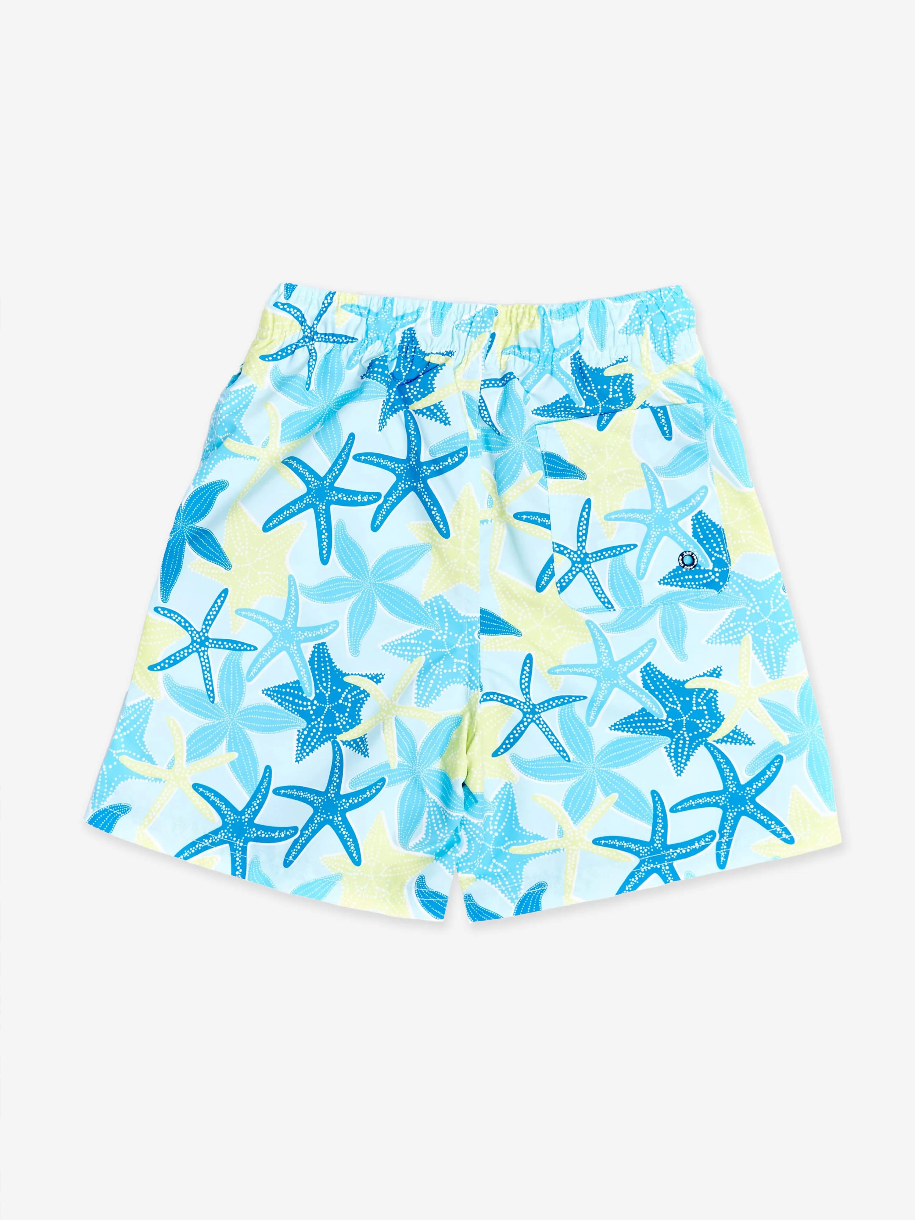 Boys Starfish Beach Shorts in Blue (UPF50 )