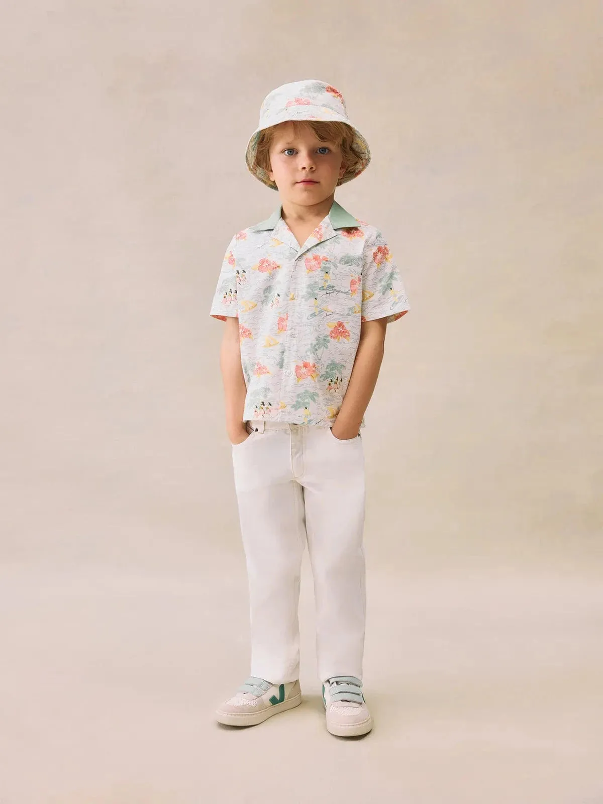 Boys Steve Shirt in Blue