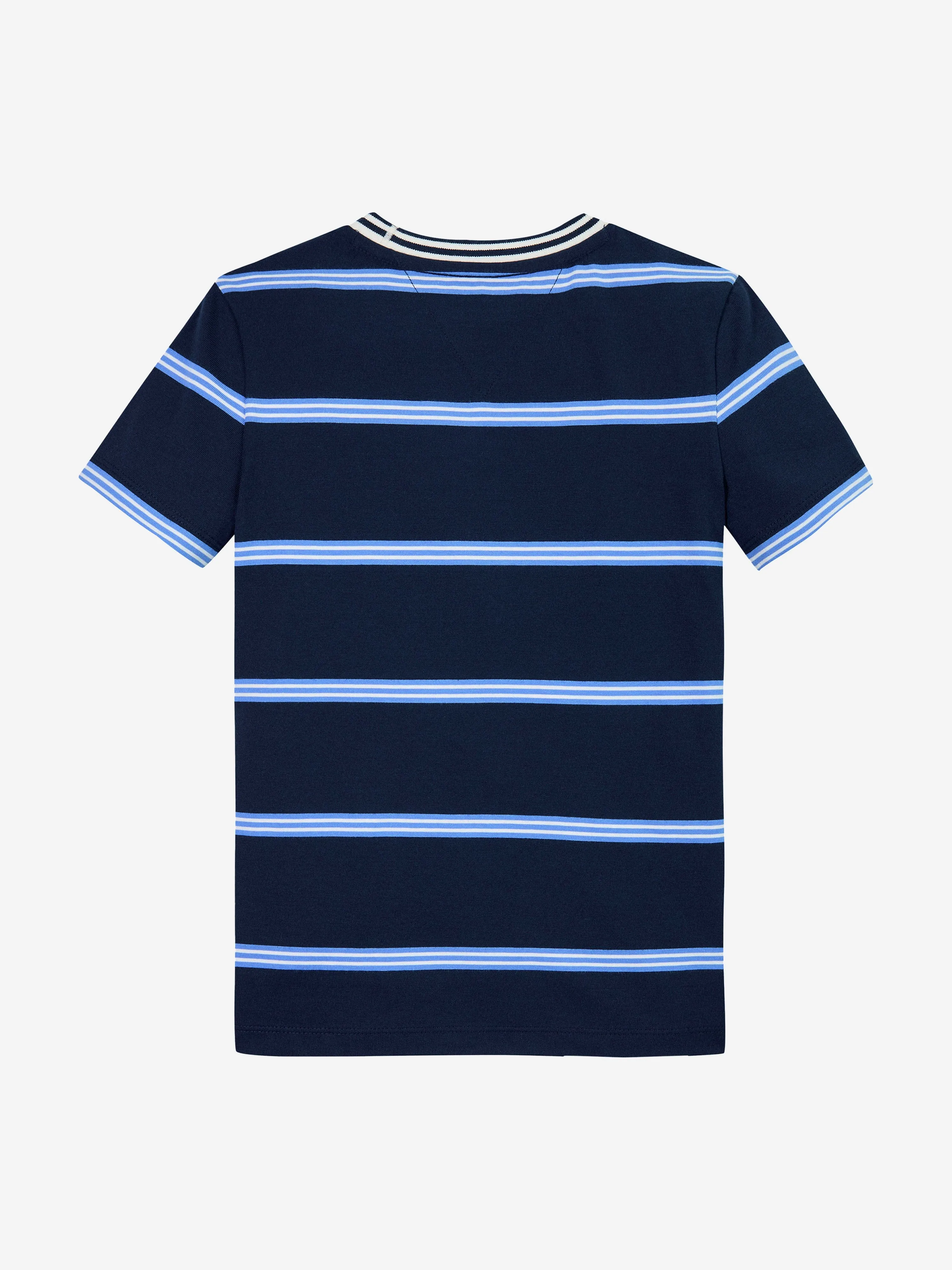 Boys Striped Regular T-Shirt in Navy