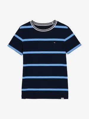 Boys Striped Regular T-Shirt in Navy