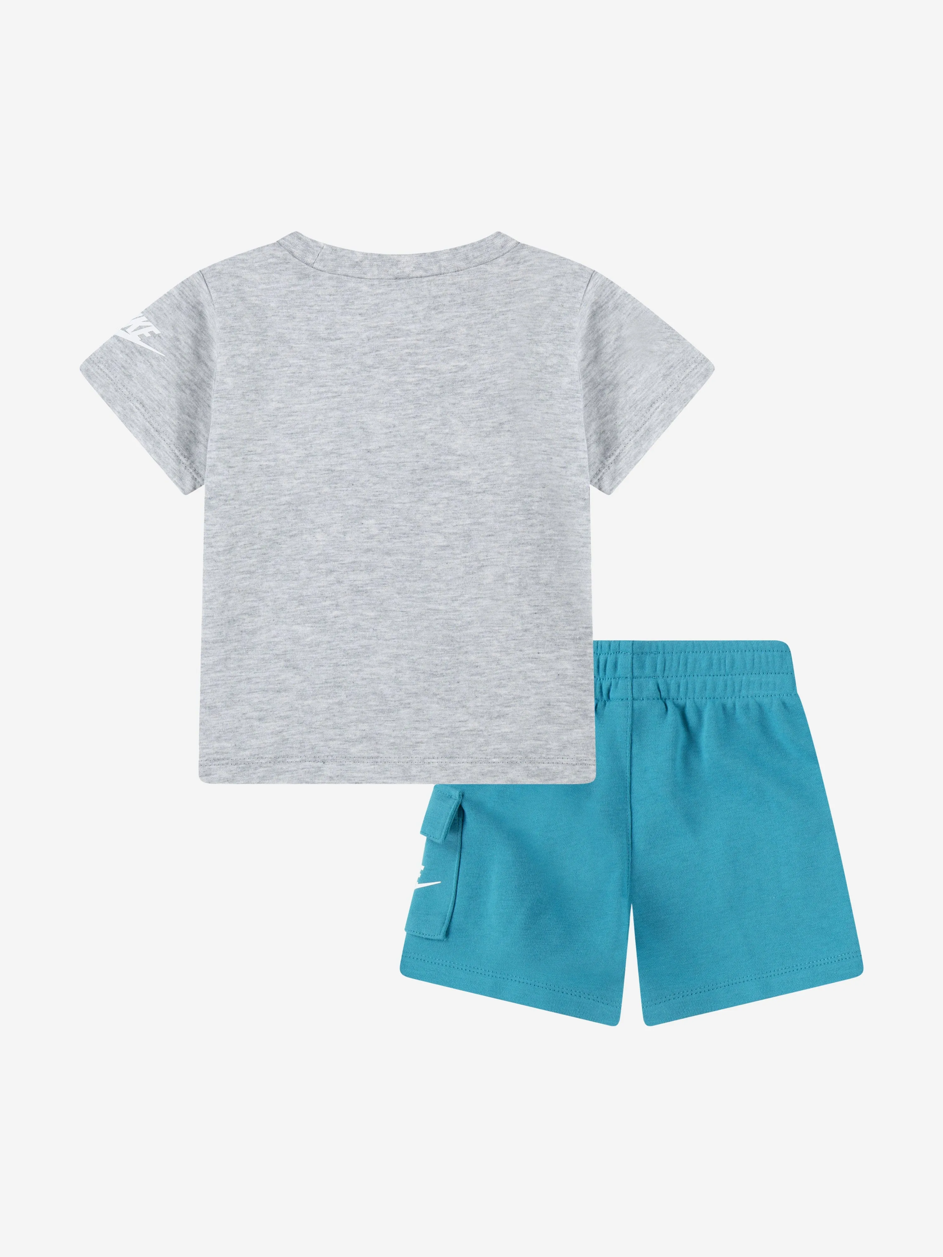 Boys T-Shirt and Cargo Shorts Set in Blue