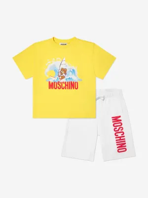 Boys T-Shirt and Shorts Set in Yellow