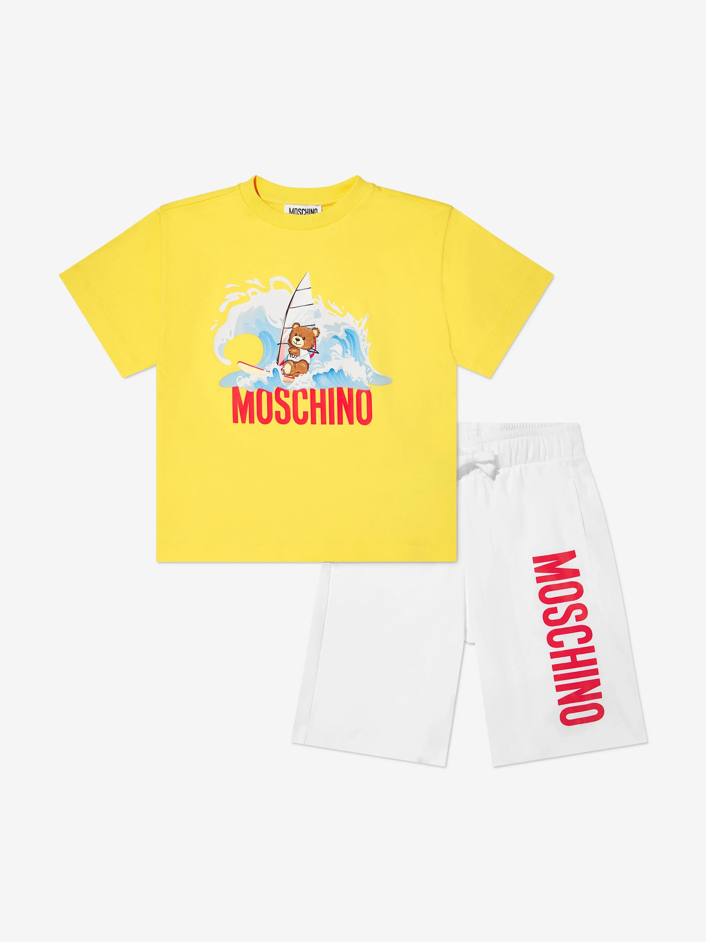 Boys T-Shirt and Shorts Set in Yellow