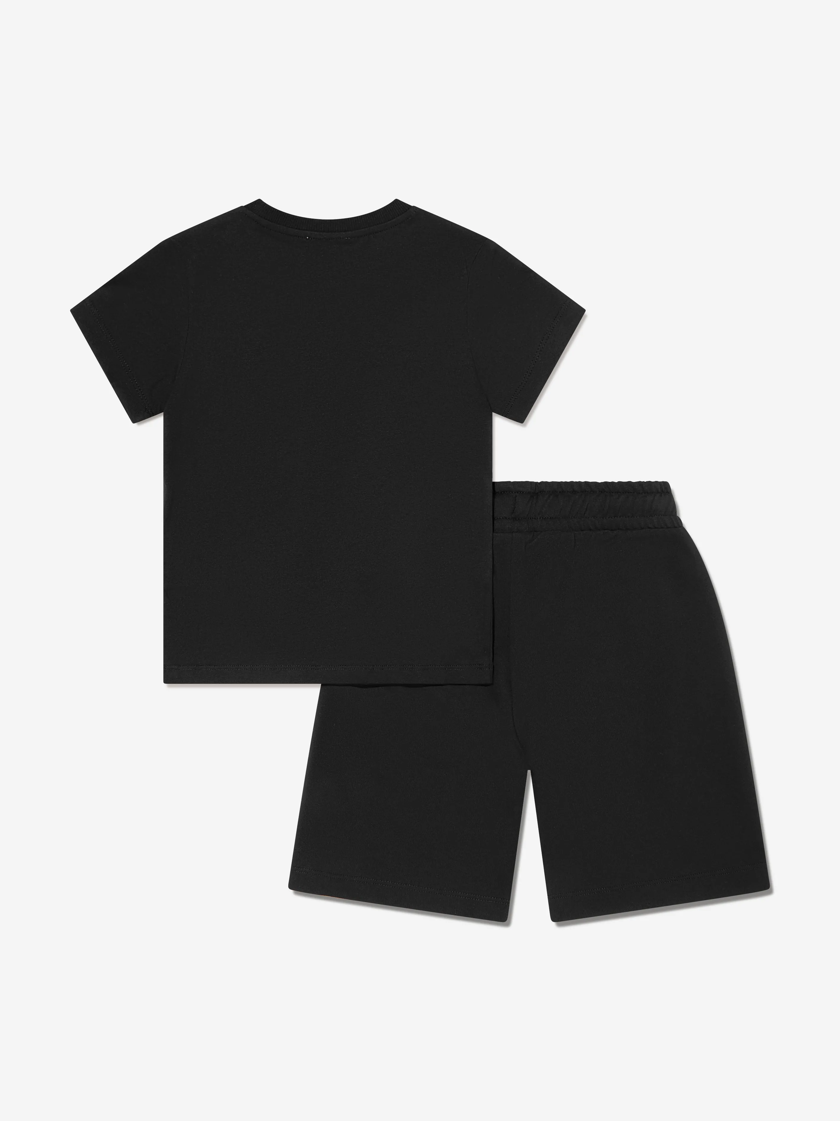 Boys Teddy Bear Short Set in Black