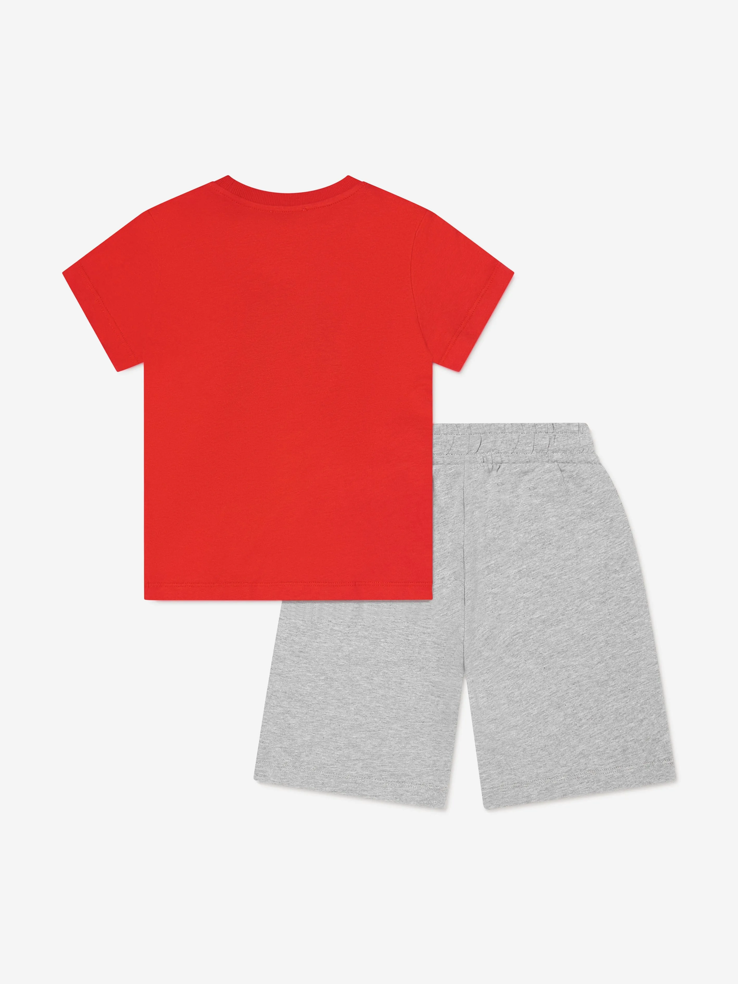 Boys Teddy Bear Short Set in Red