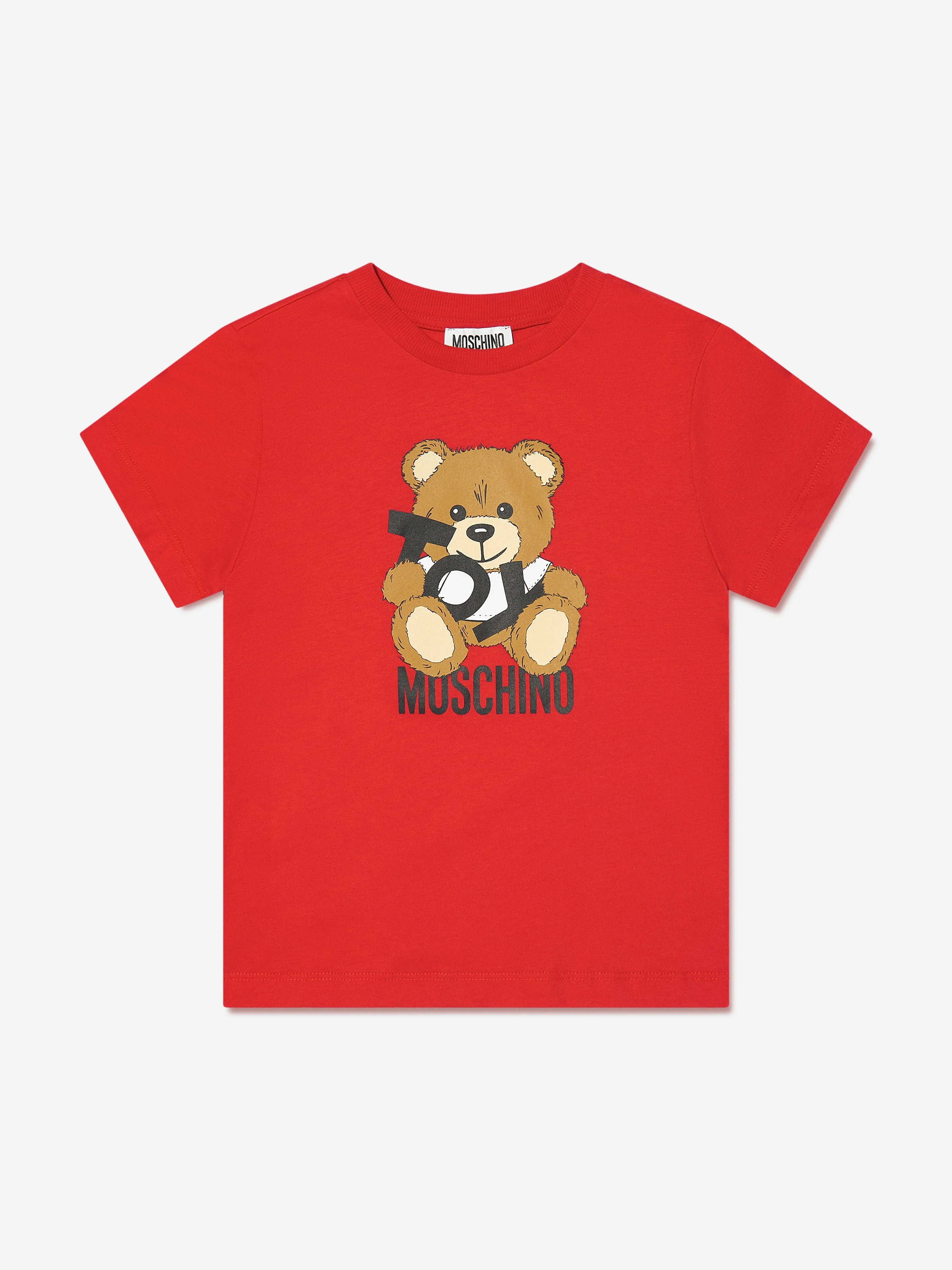 Boys Teddy Bear Short Set in Red