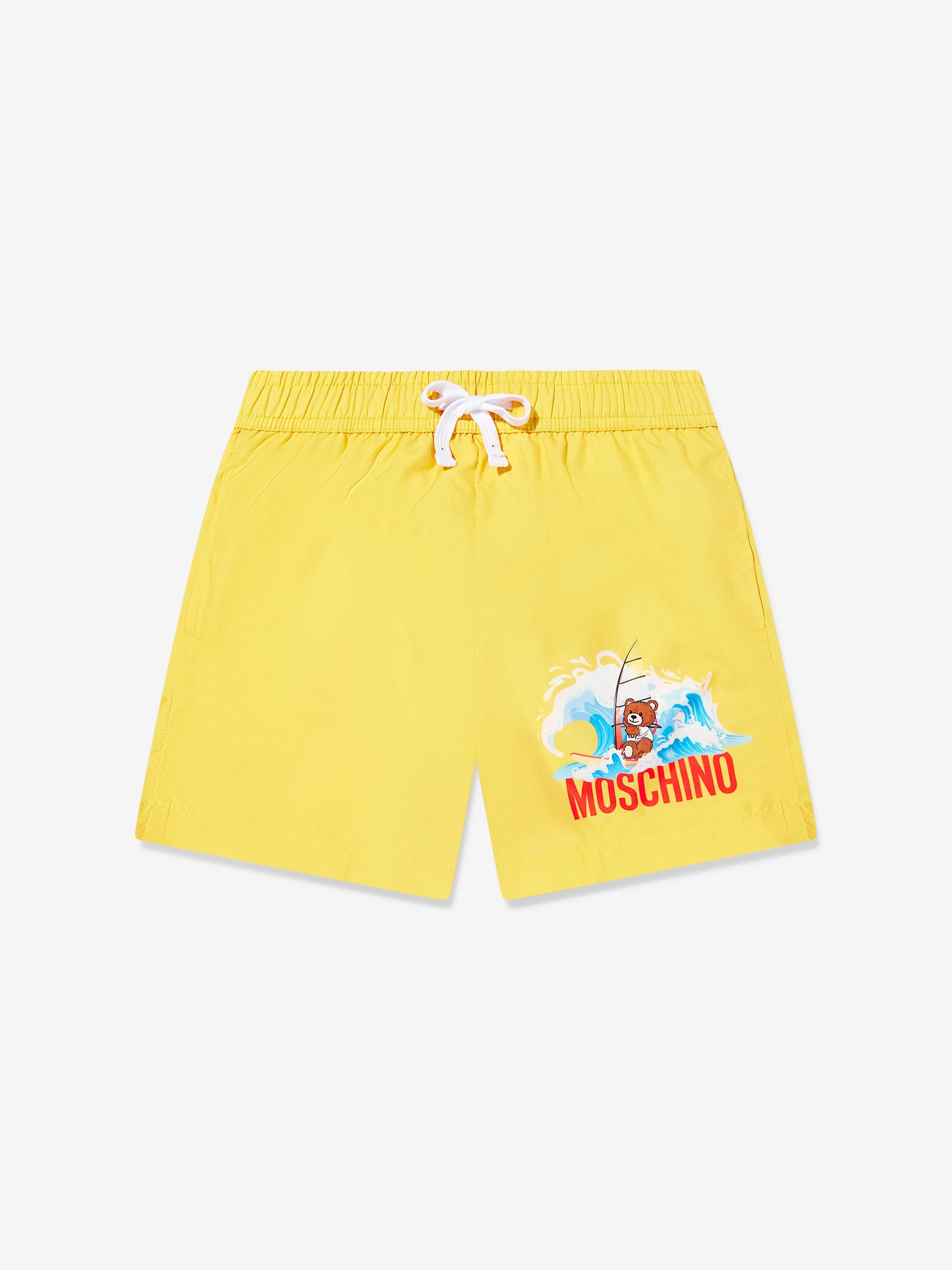 Boys Windsurfing Teddy Swim Shorts in Yellow
