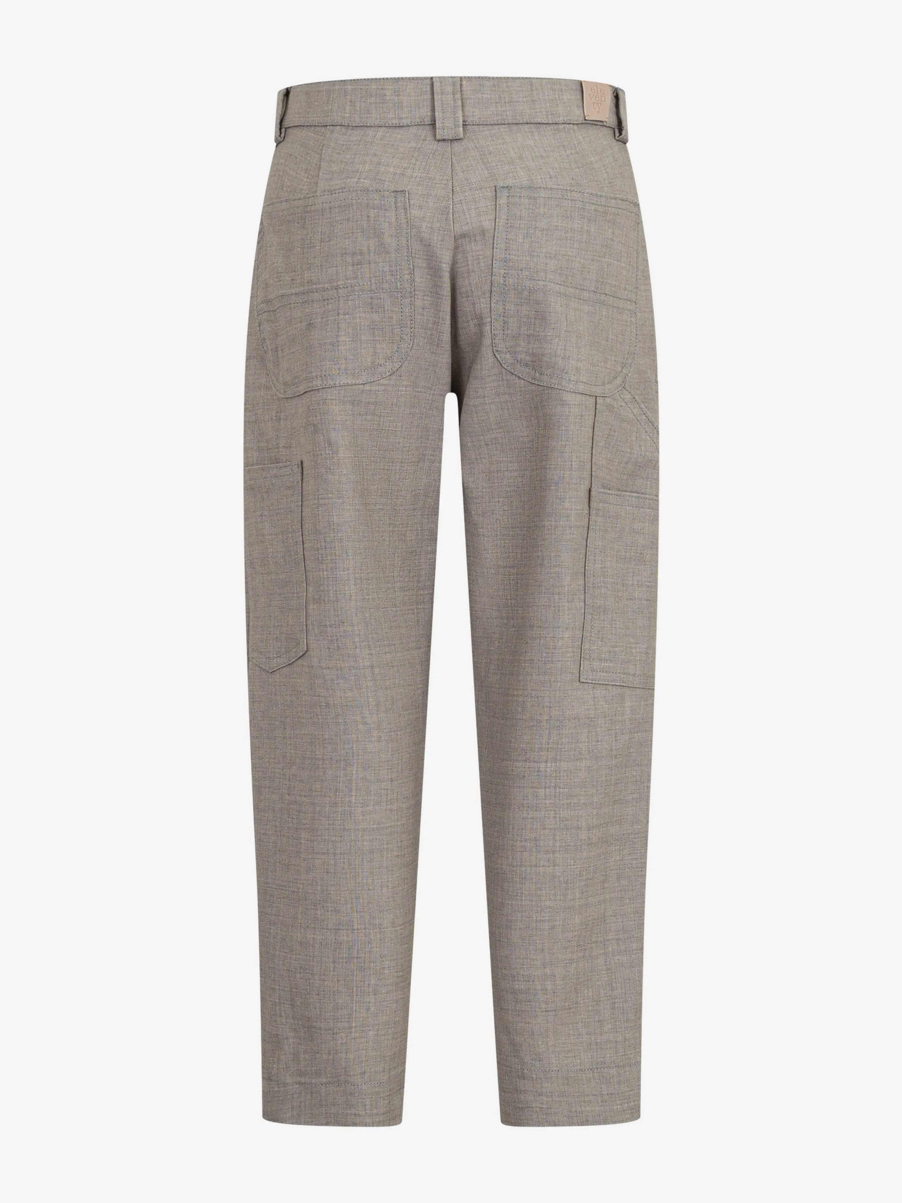 Boys Wool Trousers in Grey