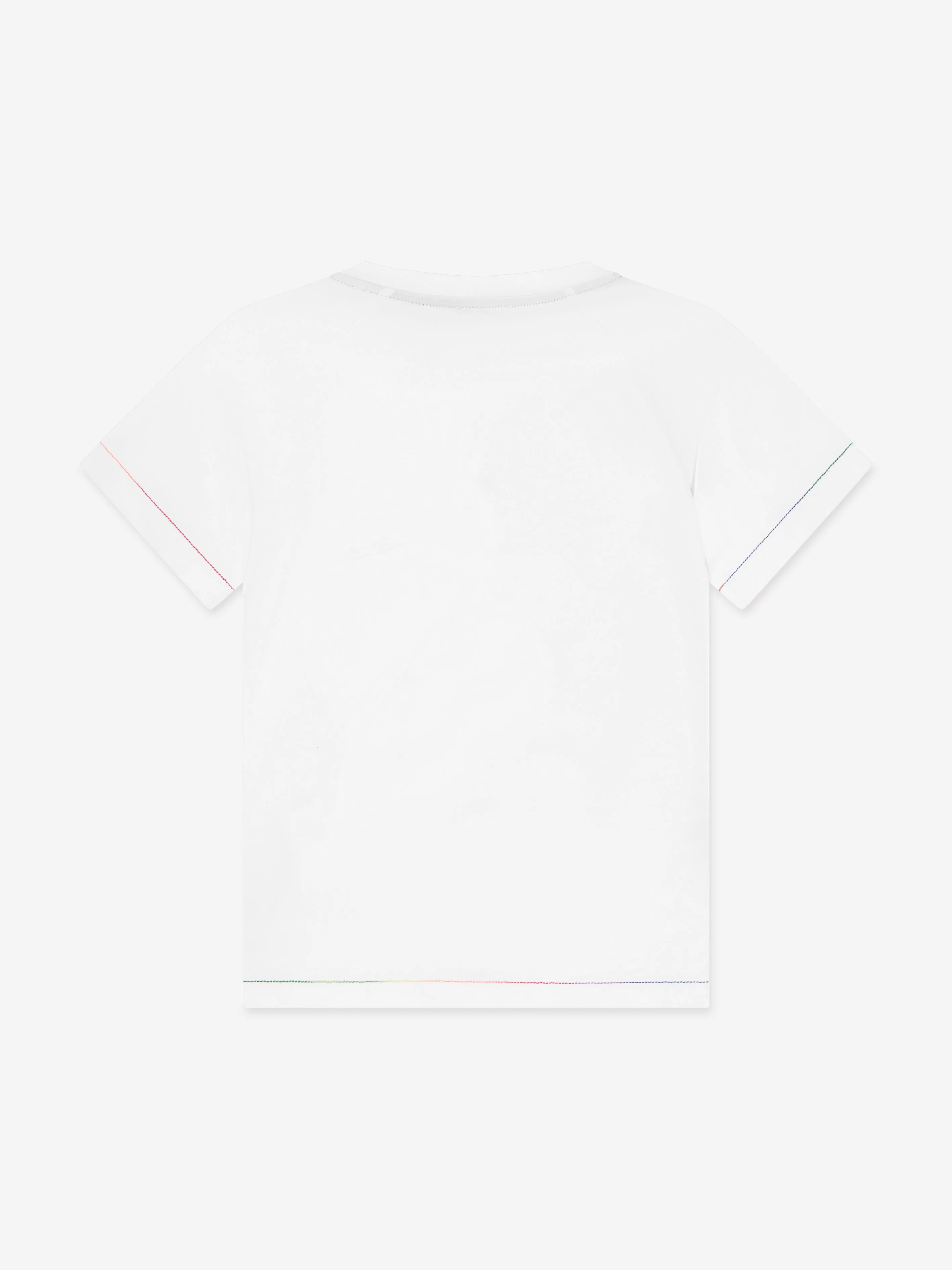 Boys Zigzag Logo T-Shirt in White