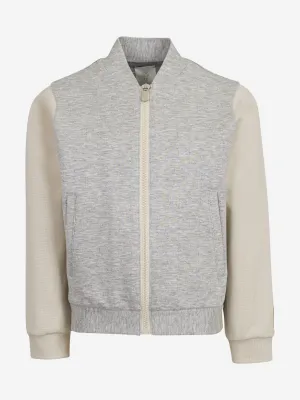 Boys Zip Up Top in Grey