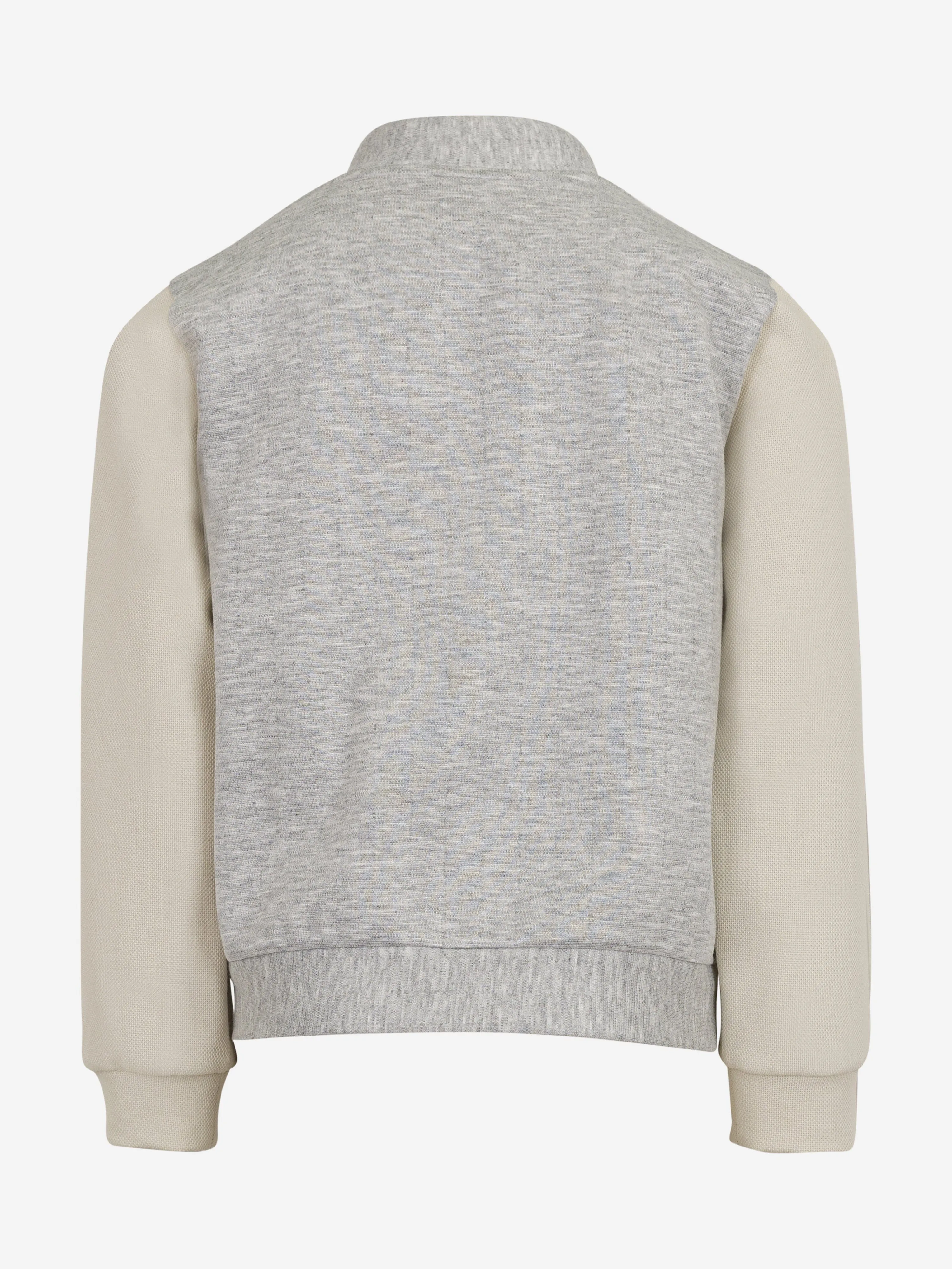 Boys Zip Up Top in Grey
