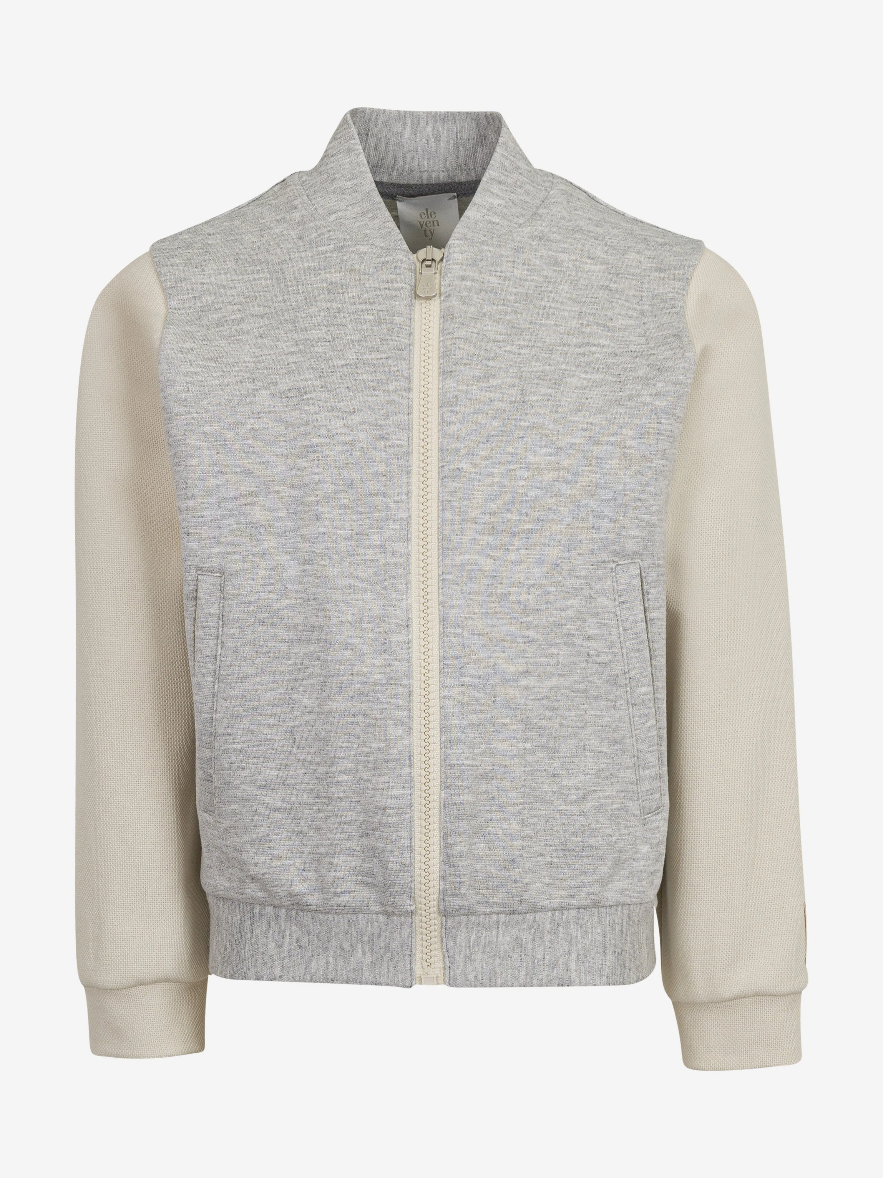 Boys Zip Up Top in Grey