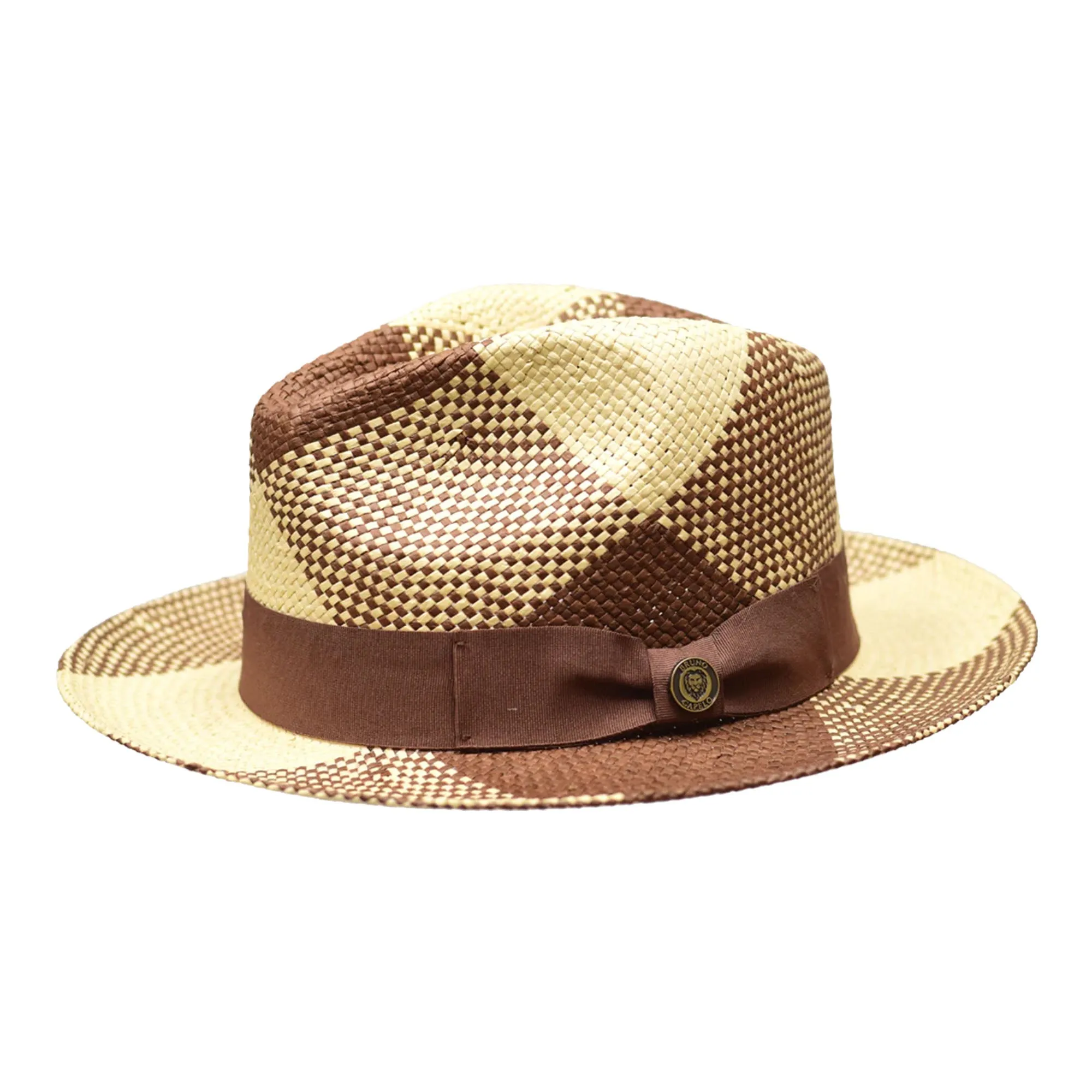 Bruno Capelo Cubano Hand-Dyed Straw Fedora Accessories_Bruno Capelo_Hats