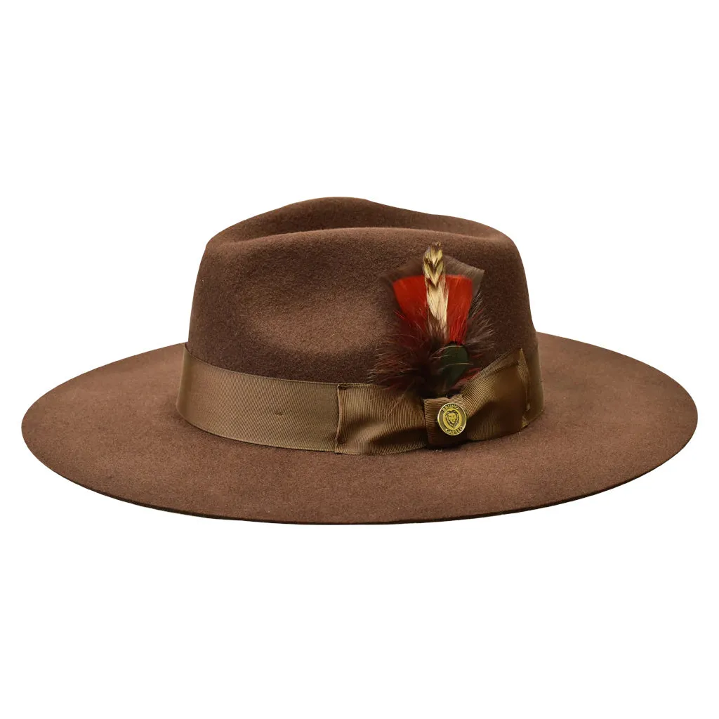 Bruno Capelo Duke Wide Brim Wool Fedora Accessories_Bruno Capelo_Hats