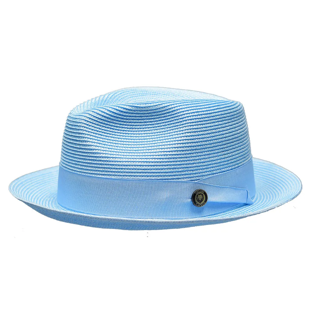 Bruno Capelo Francesco Timeless Straw Fedora Accessories_Bruno Capelo_Hats