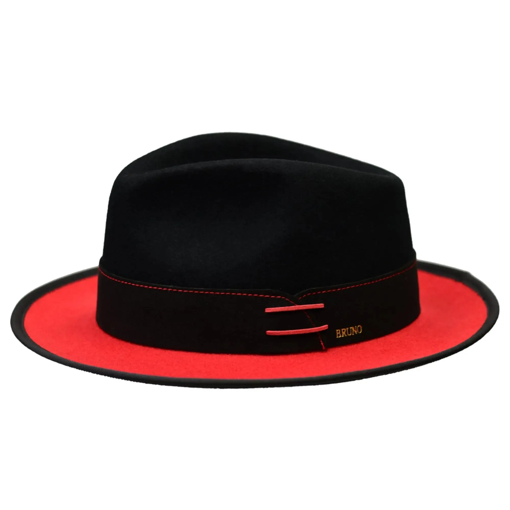 Bruno Capelo Outcast 2-Tone Wool Fedora Accessories_Bruno Capelo_Hats