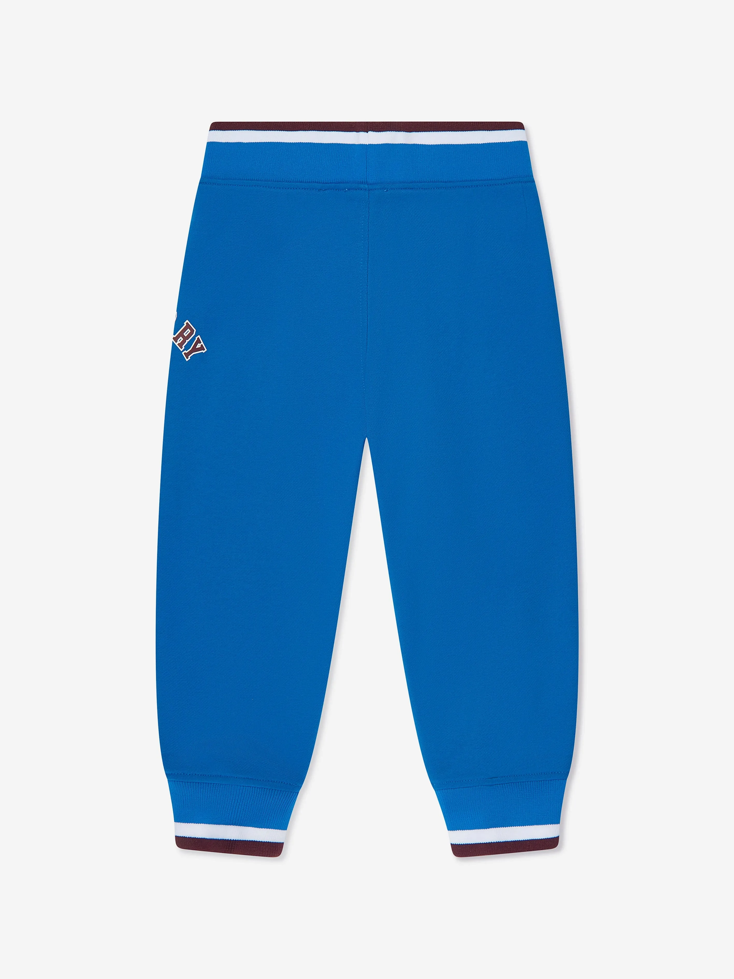 Burberry Boys Sidney College Joggers in Blue