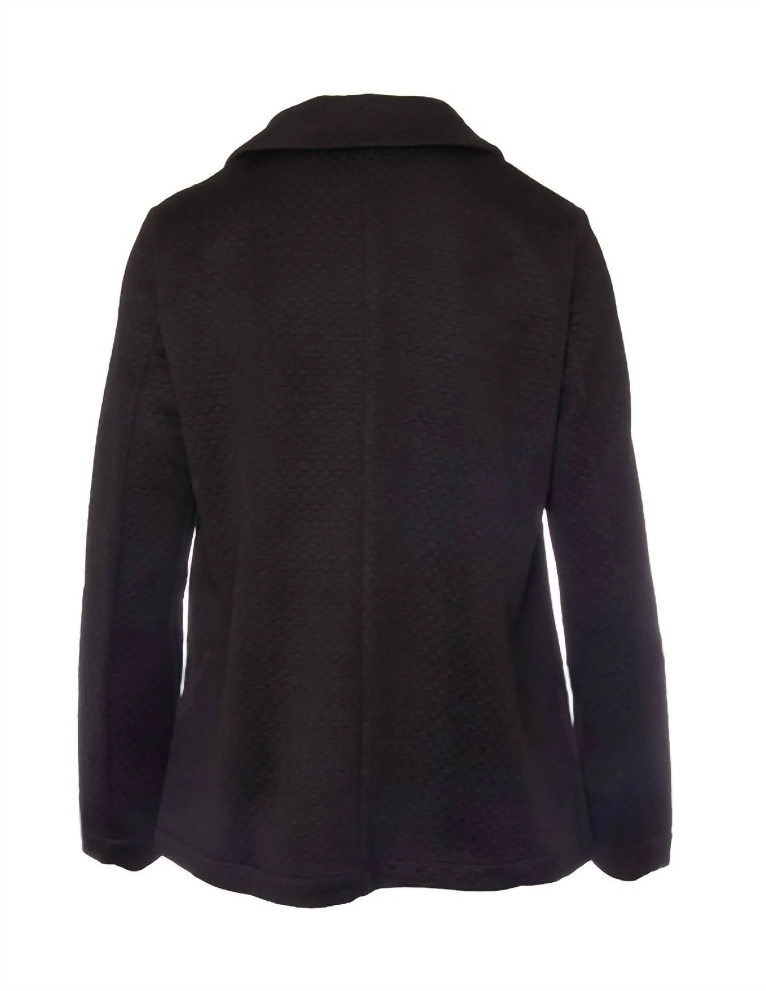 Button Down Jacket In Black
