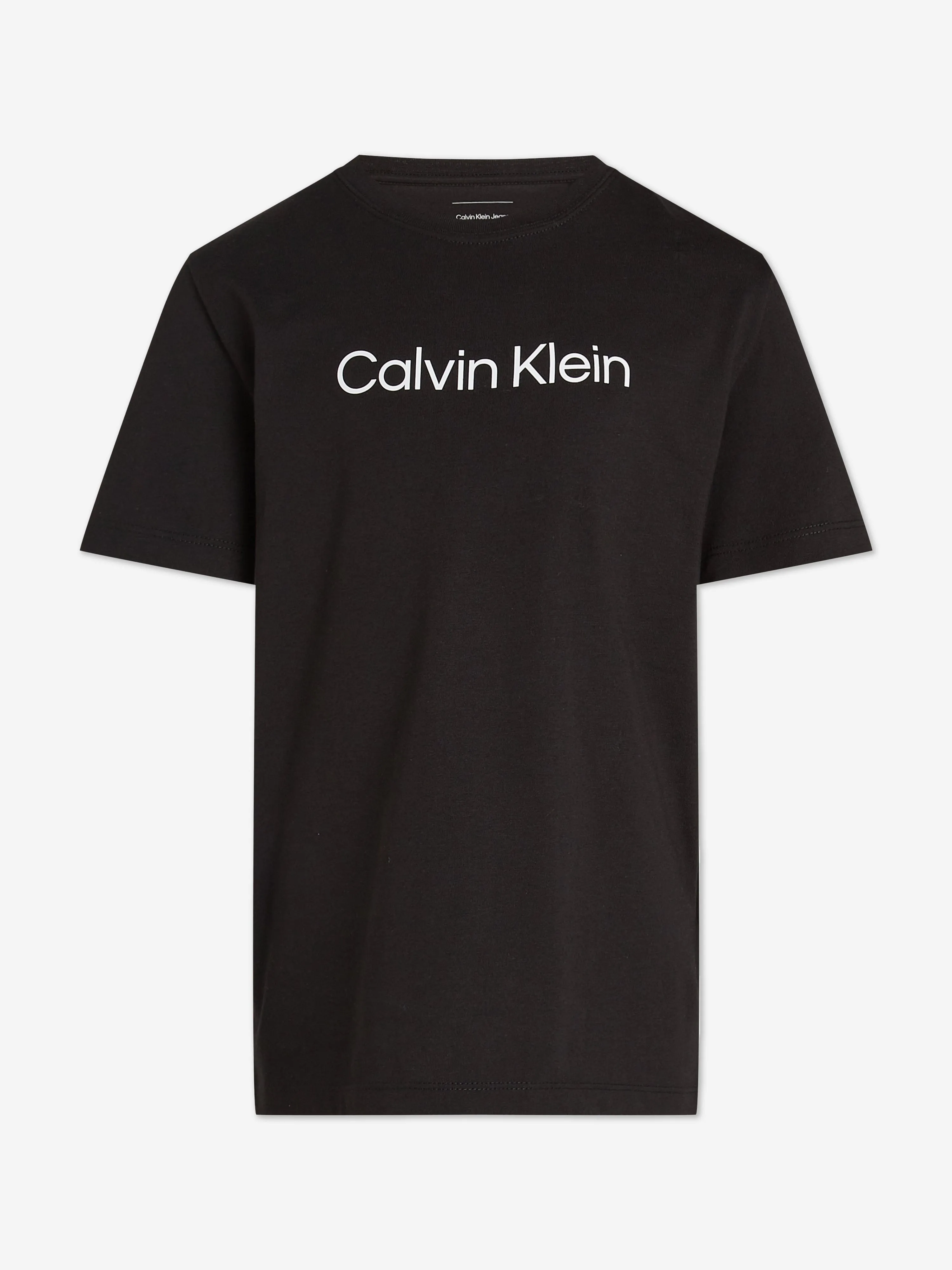 Calvin Klein Kids Logo T-Shirt in Black