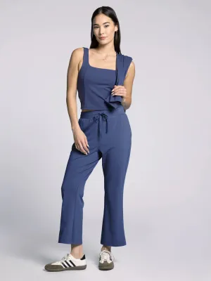 Clara Pants - Crown Blue Rib