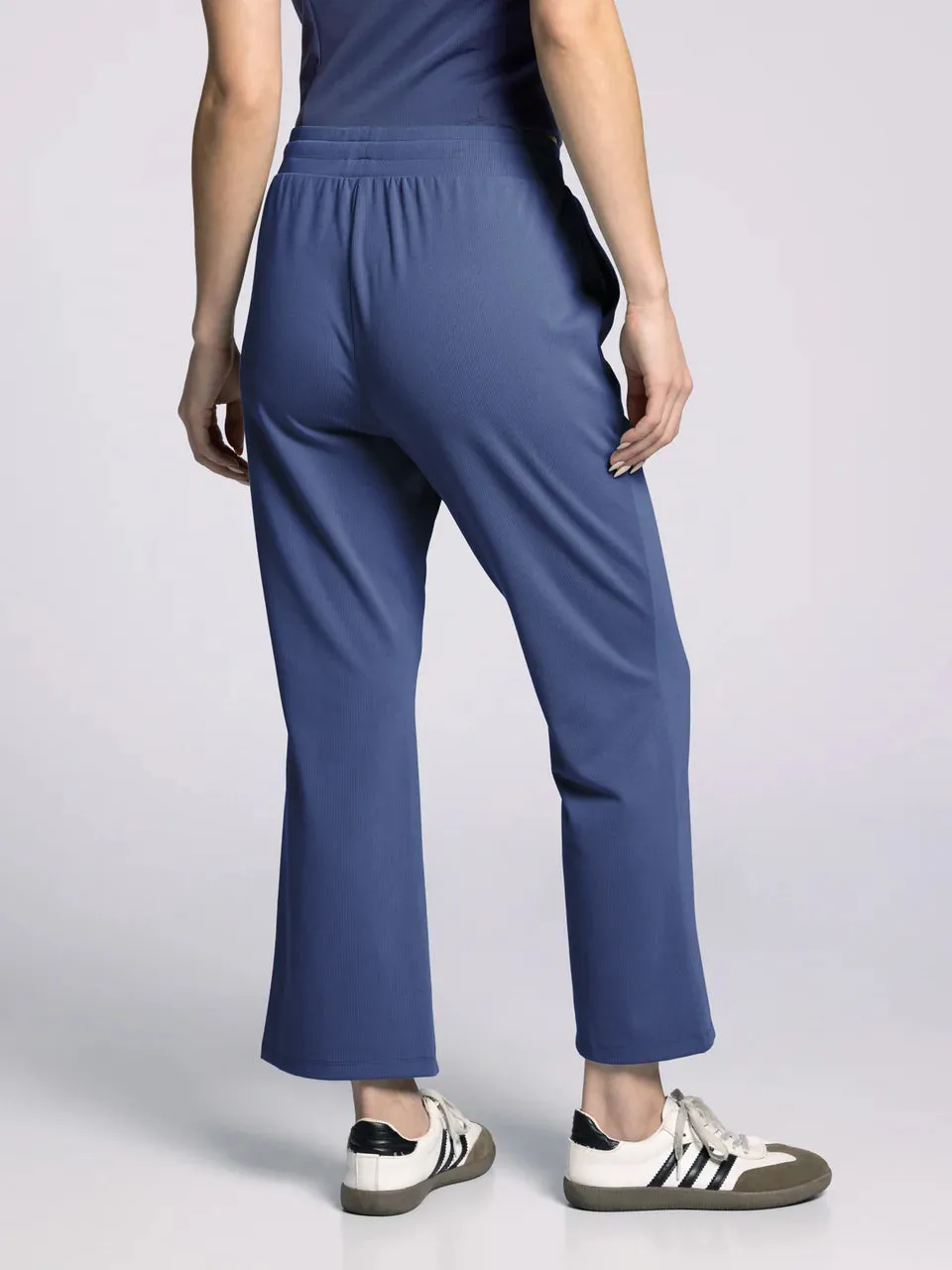 Clara Pants - Crown Blue Rib