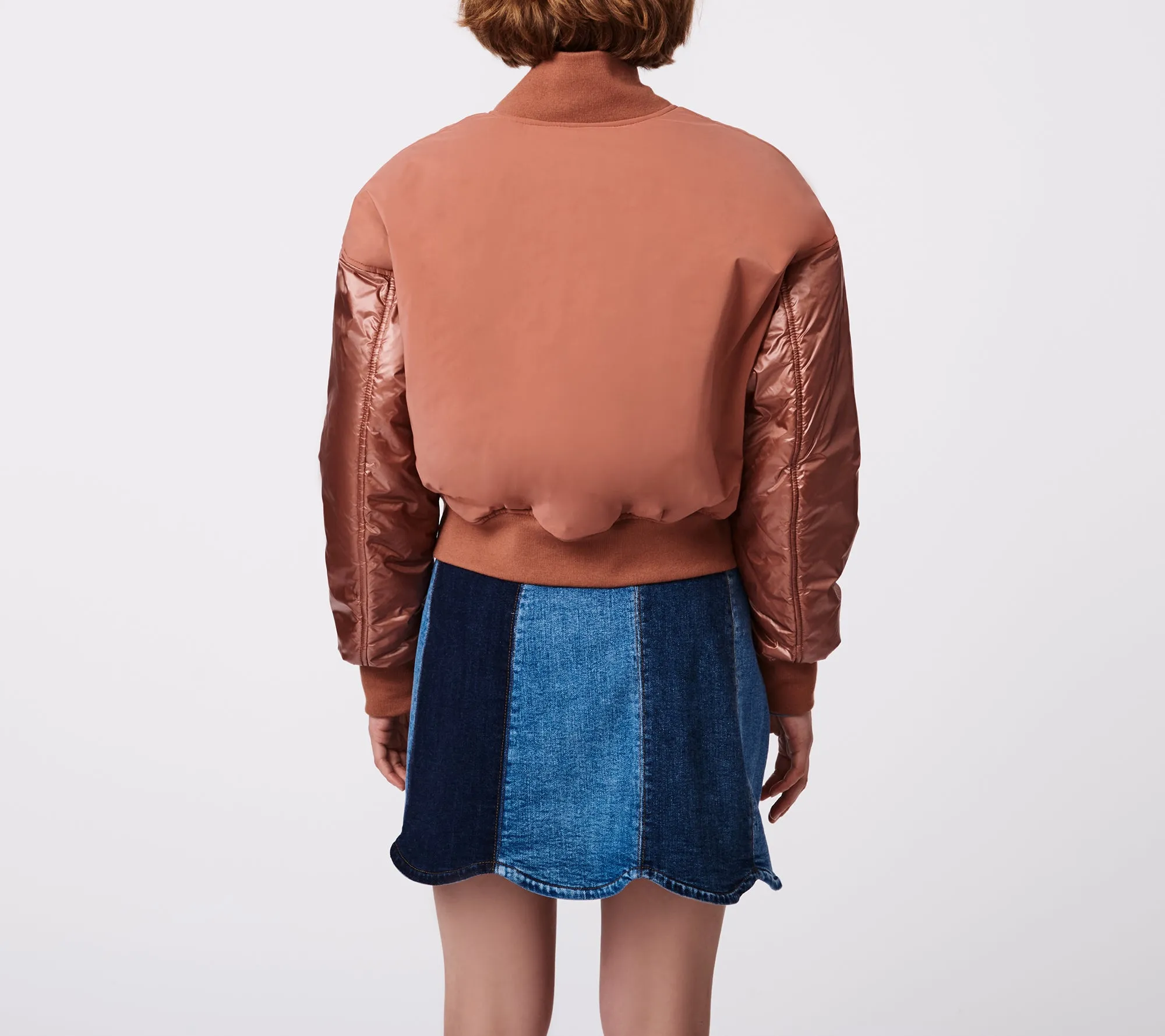 Crop Bomber Jacket