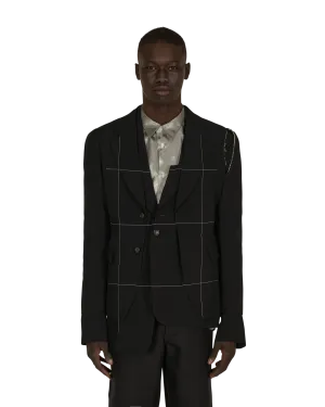 Deconstructed Blazer Black