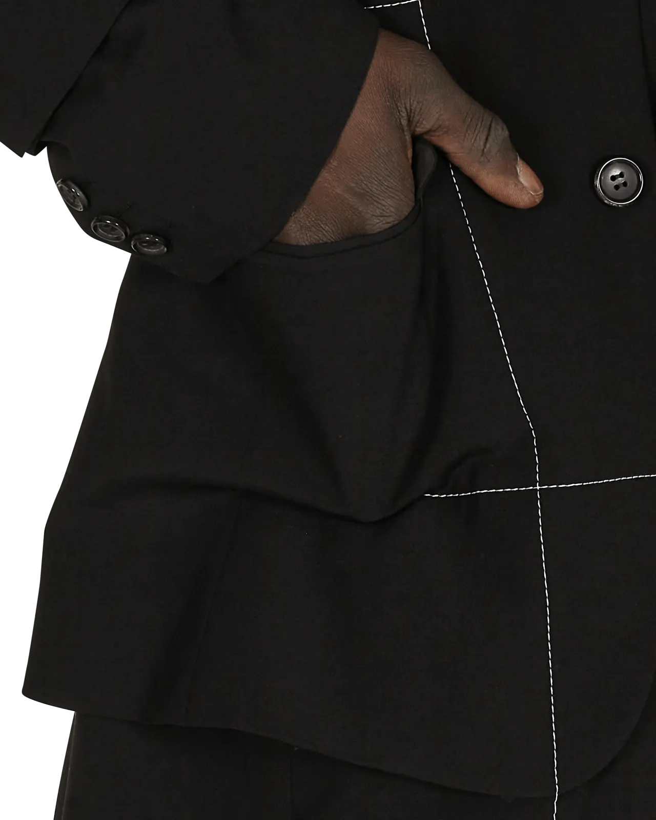 Deconstructed Blazer Black