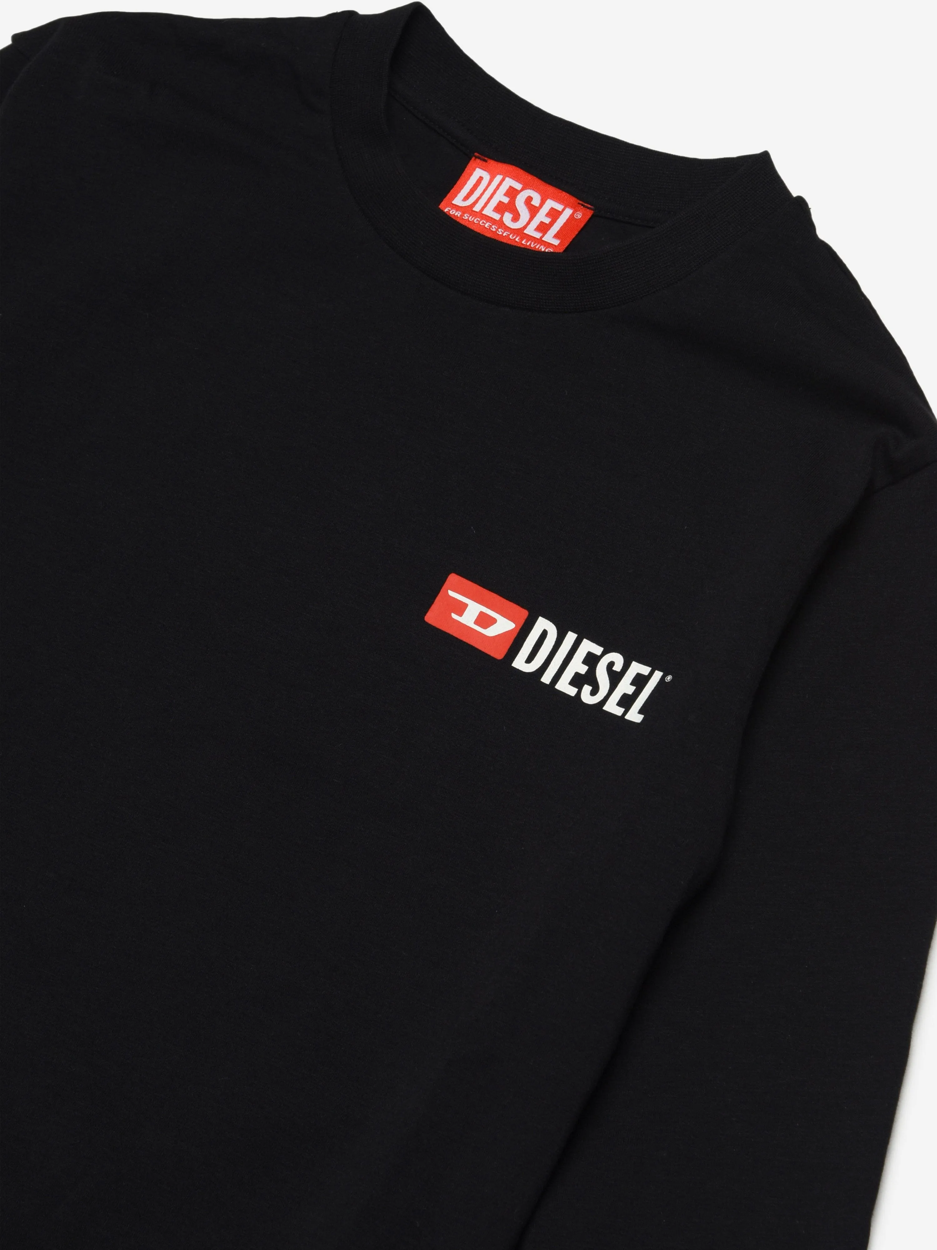 Diesel Boys Logo Pyjama Set in Black