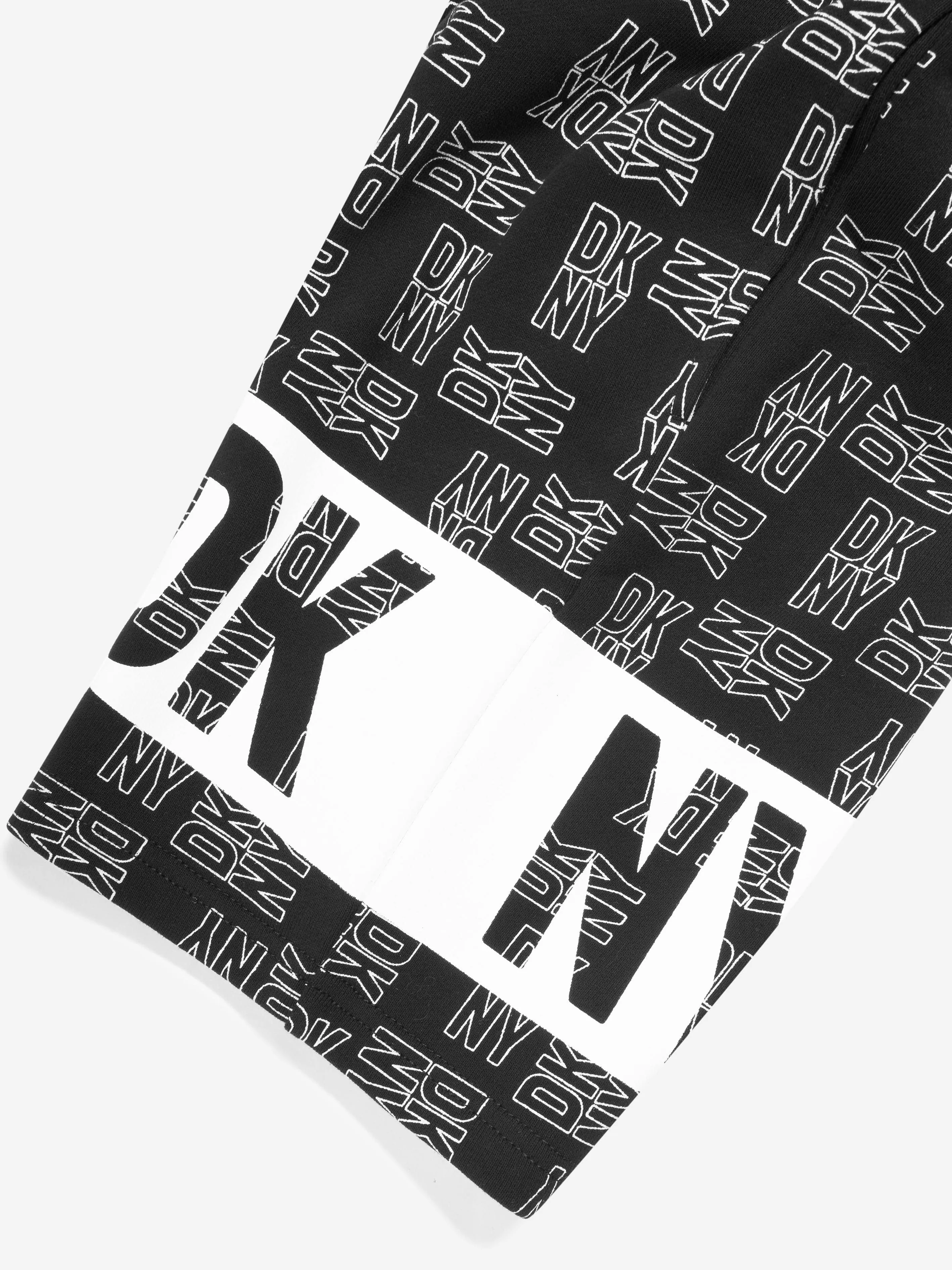 DKNY Kids Logo Bermuda Shorts in Black