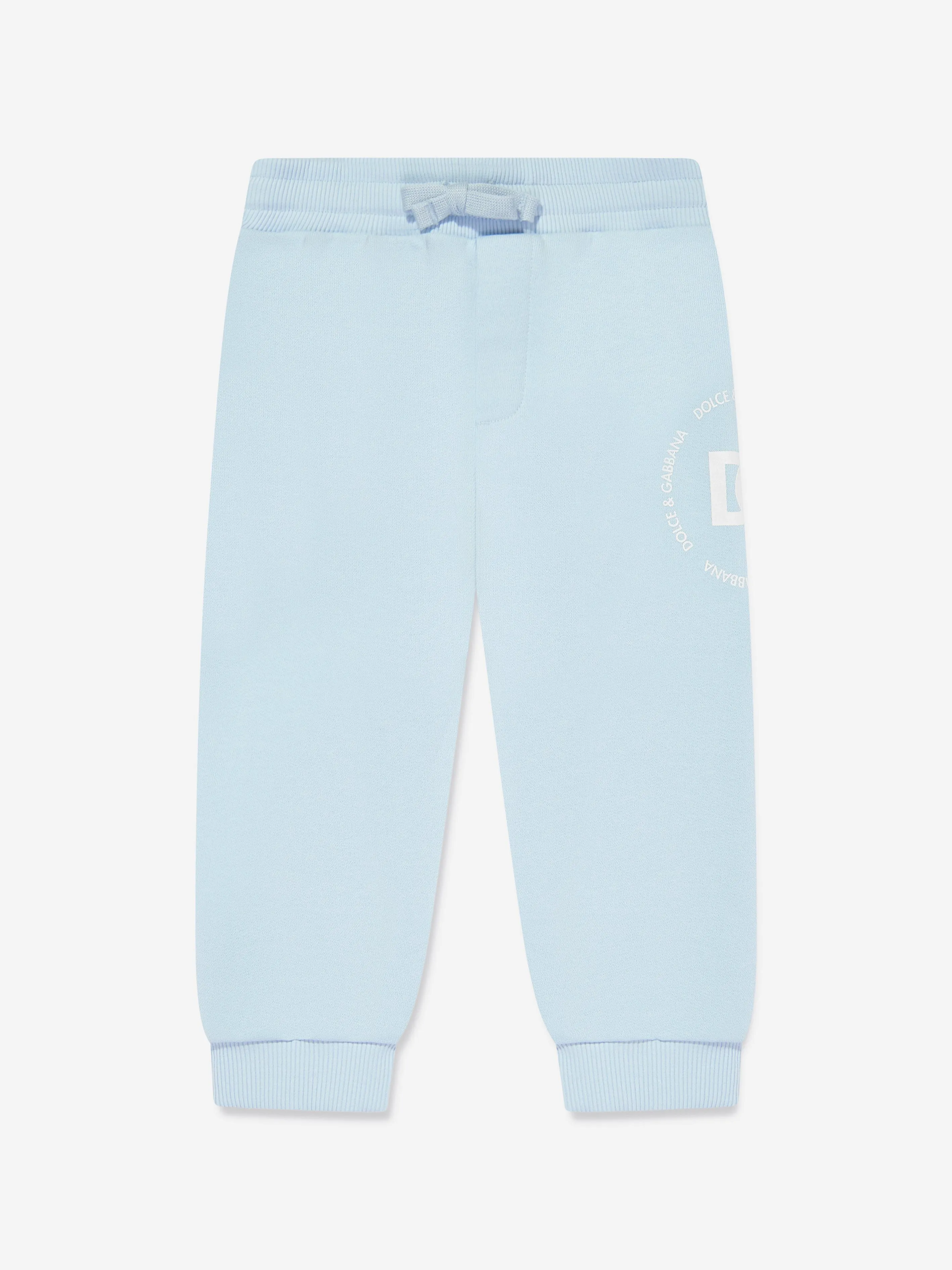 Dolce & Gabbana Baby Boys Logomania Joggers in Blue