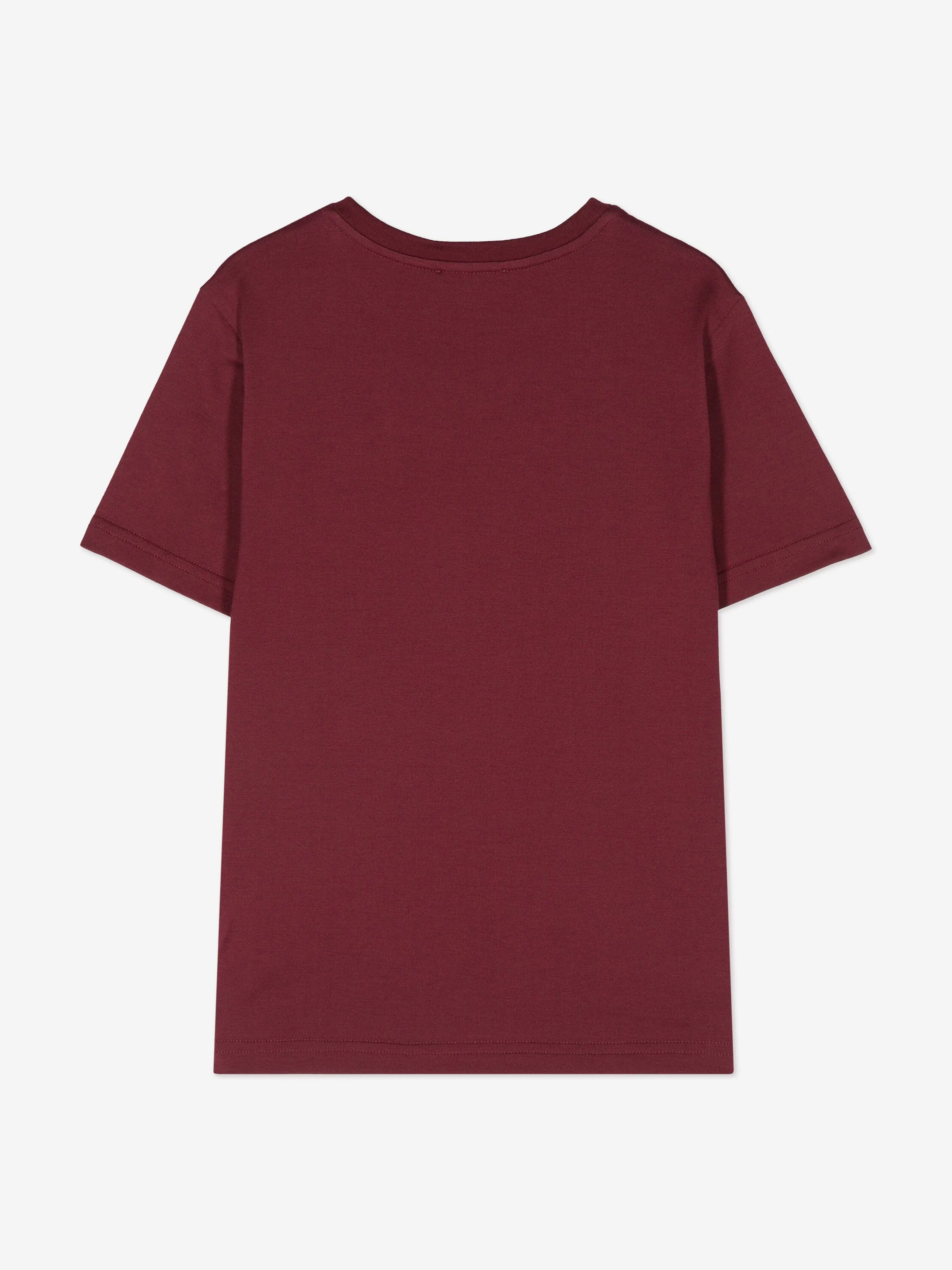 Dolce & Gabbana Boys Logo Label T-Shirt in Red