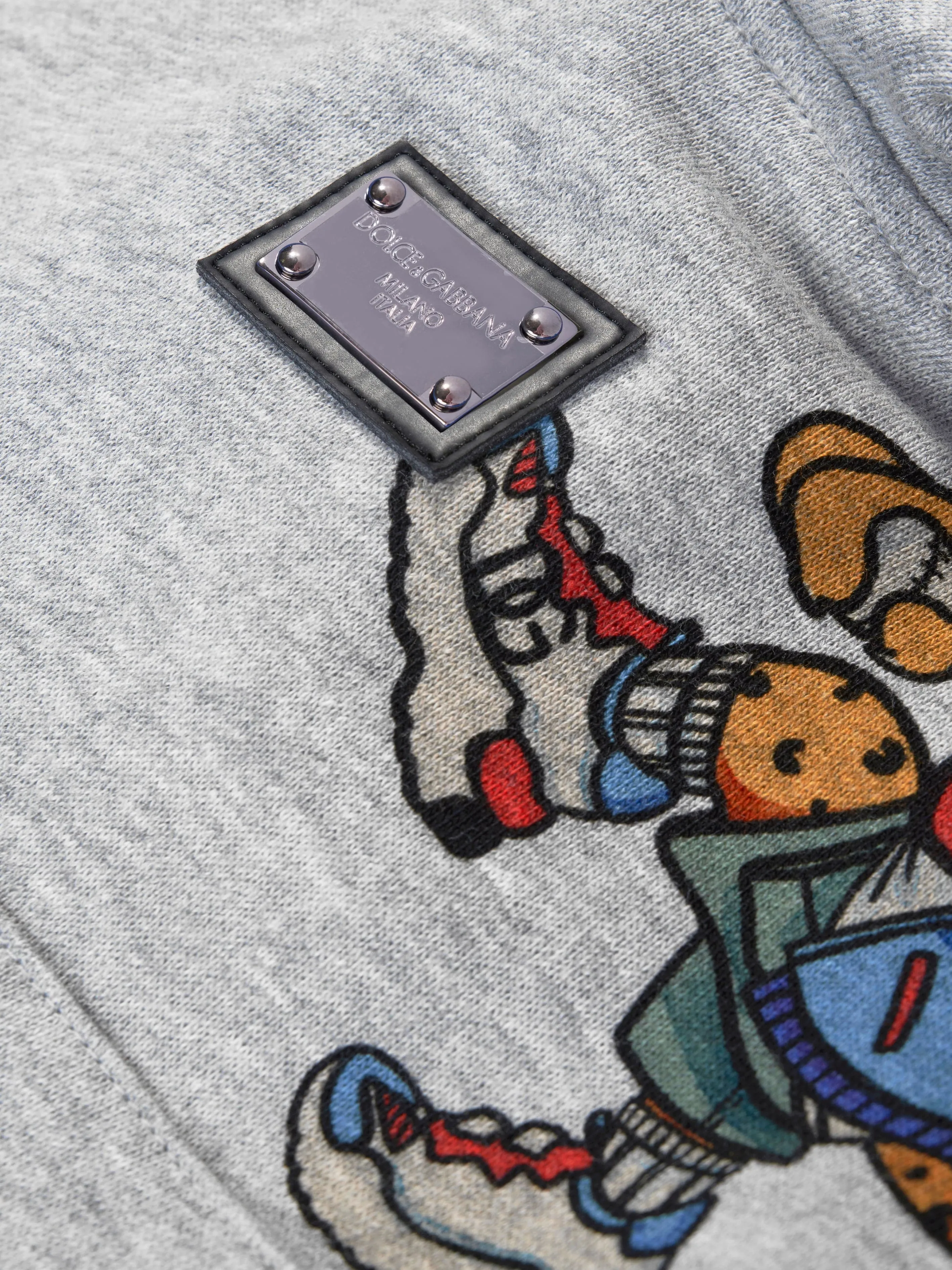 Dolce & Gabbana Boys Mascot Hoodie in Grey