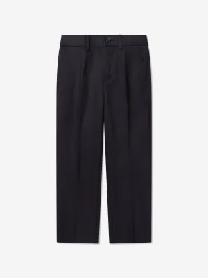 Dolce & Gabbana Boys Slim Fit Trousers in Navy