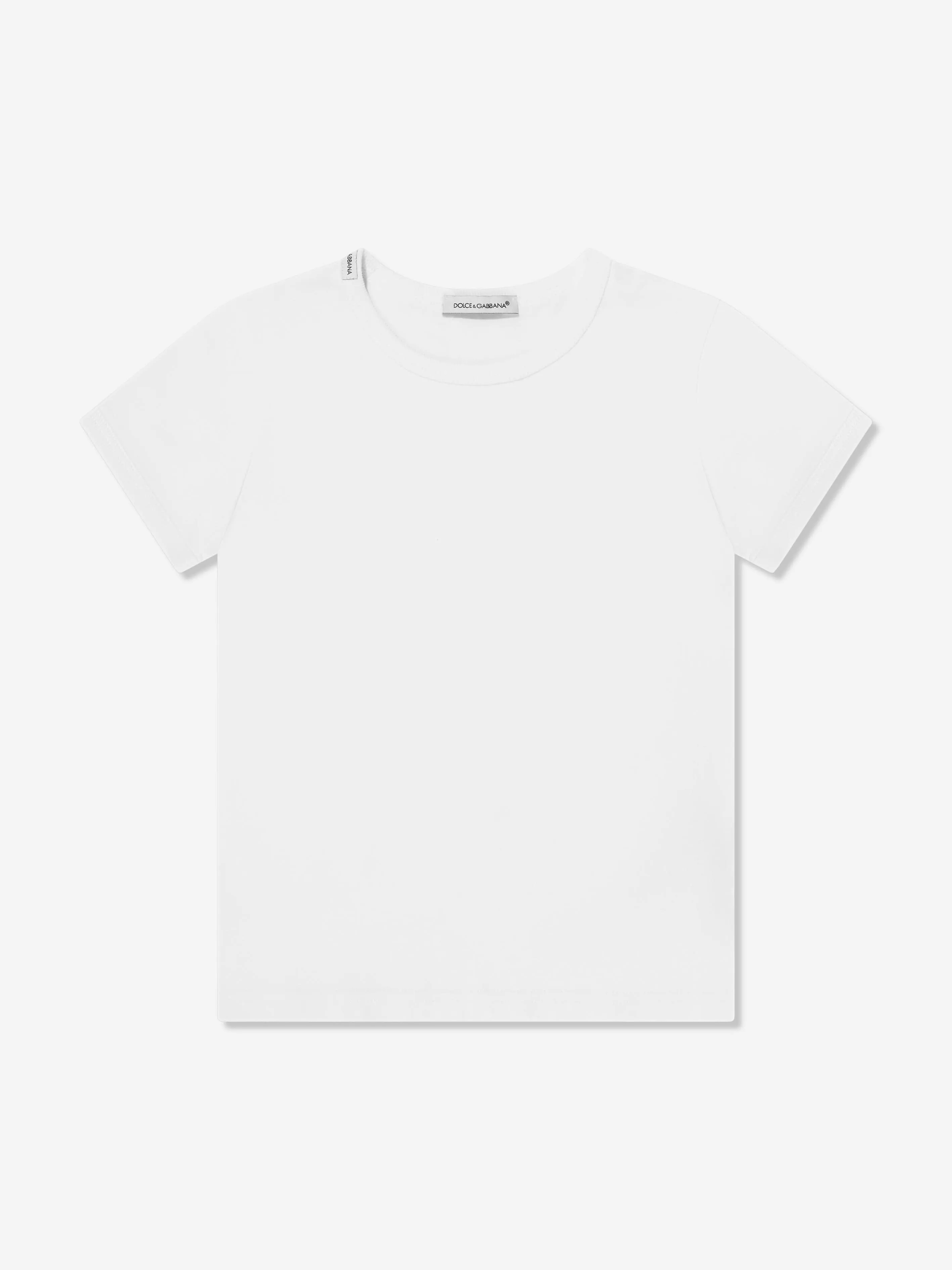 Dolce & Gabbana Boys T-Shirts Set (2 Pack) in White