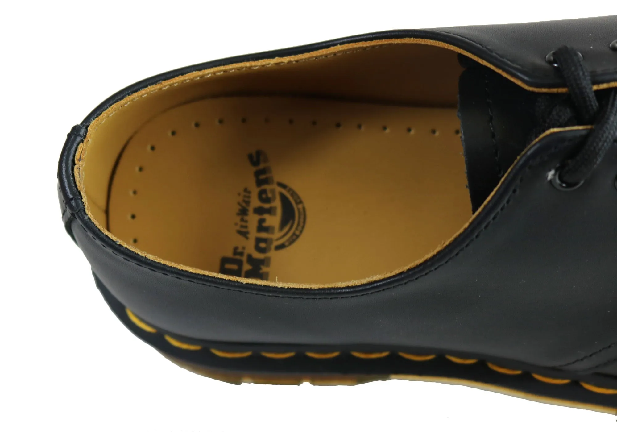 Dr Martens 1461 Classic Black Nappa Lace Up Comfortable Unisex Shoes Dr Martens Shoes